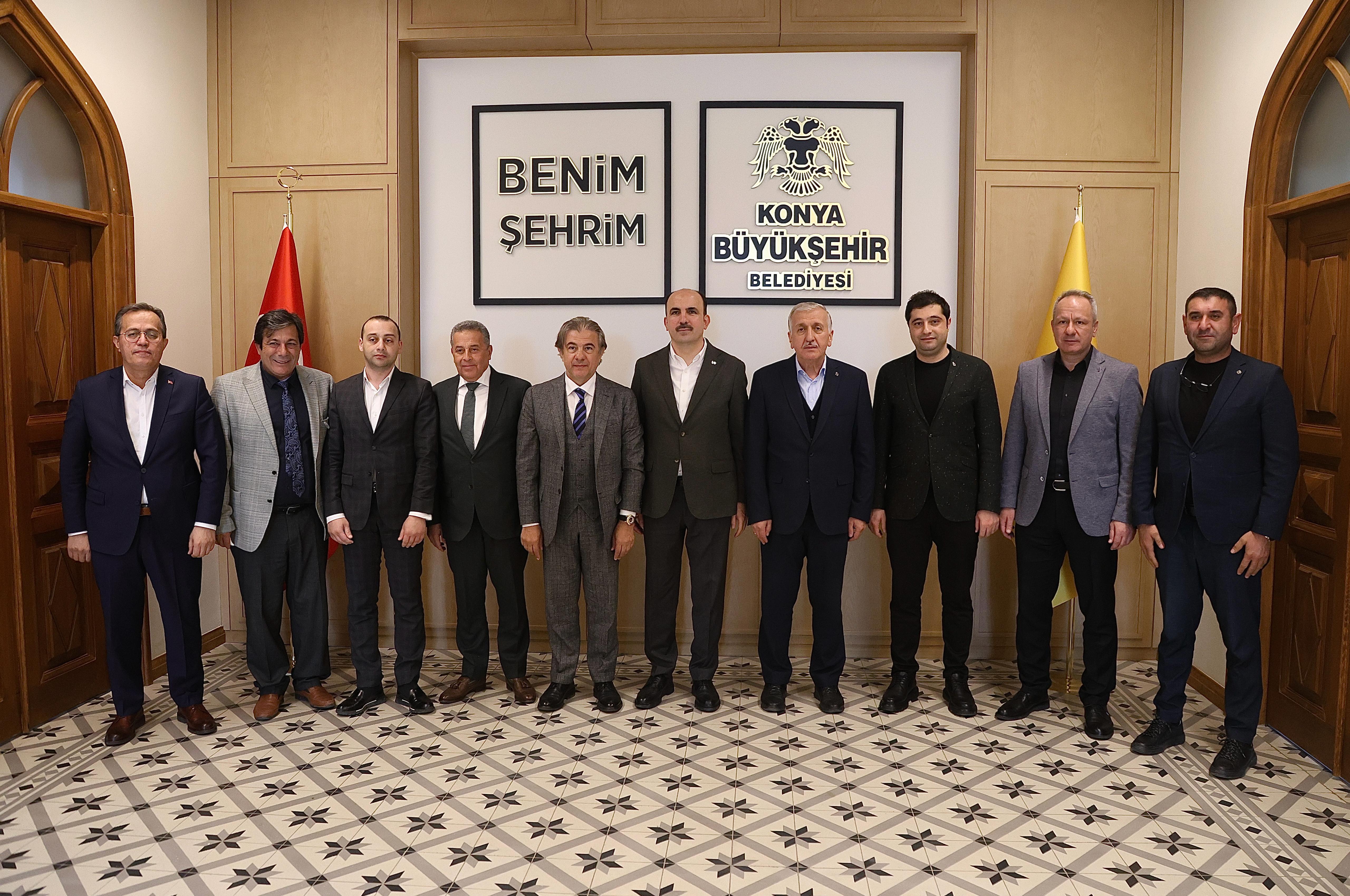 TÜRKİYE'NİN TUNUS BÜYÜKELÇİSİ DEMİRCAN, BAŞKAN ALTAY’I ZİYARET ETTİ