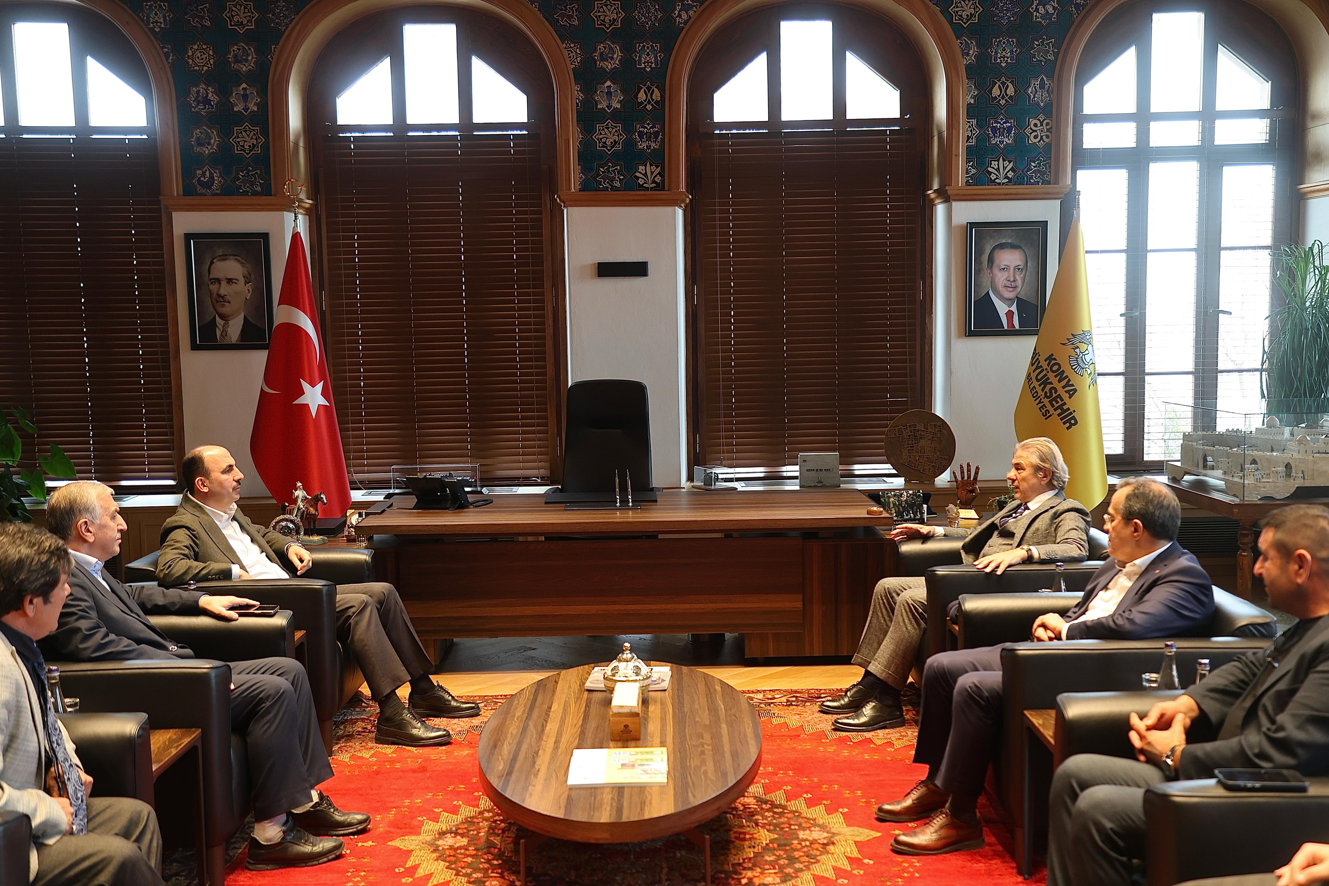 TÜRKİYE'NİN TUNUS BÜYÜKELÇİSİ DEMİRCAN, BAŞKAN ALTAY’I ZİYARET ETTİ