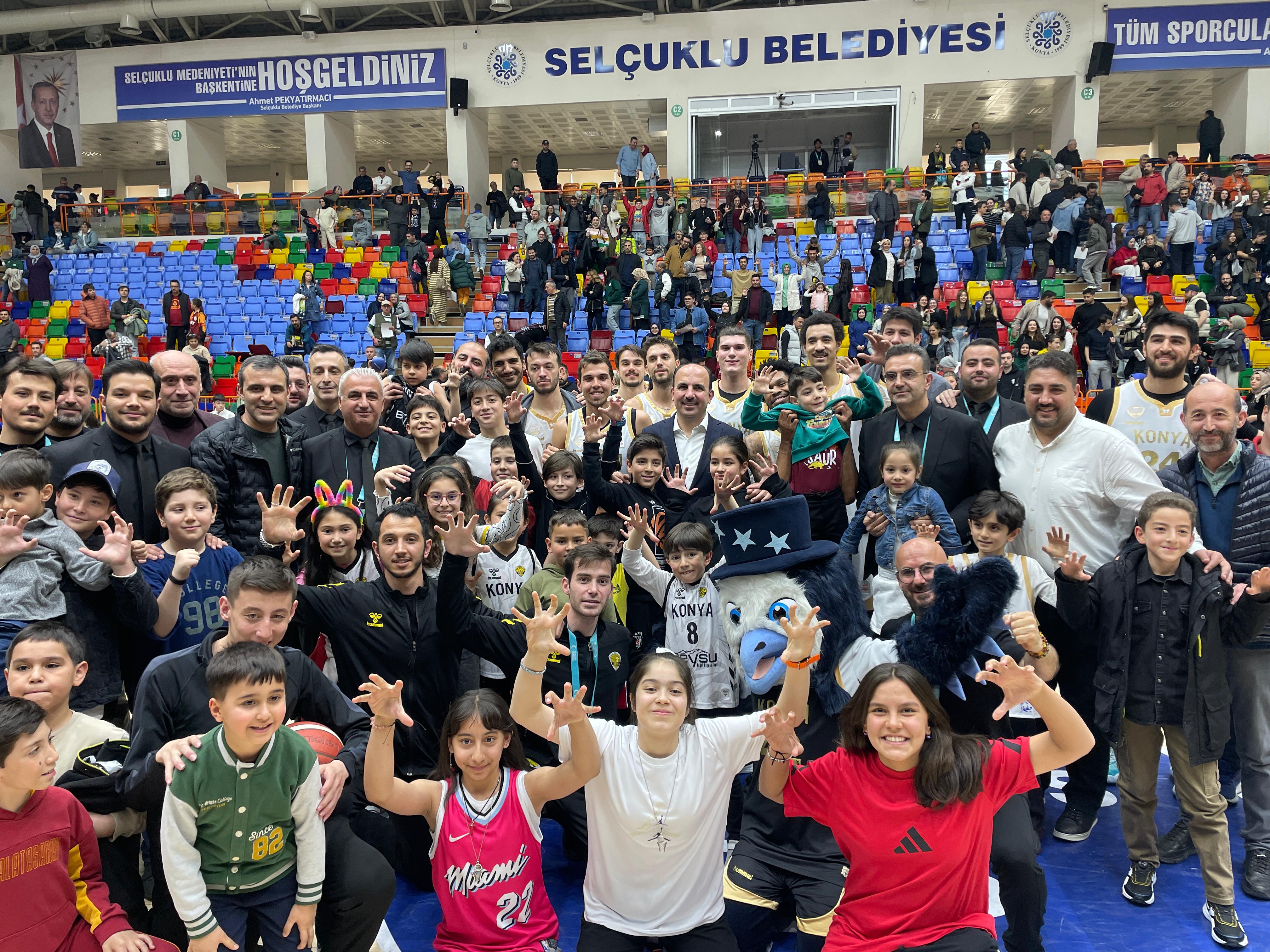 KONYA BÜYÜKŞEHİR BELEDİYESPOR PLAY-OFF YOLUNDA ÖNEMLİ BİR GALİBİYET ELDE ETTİ