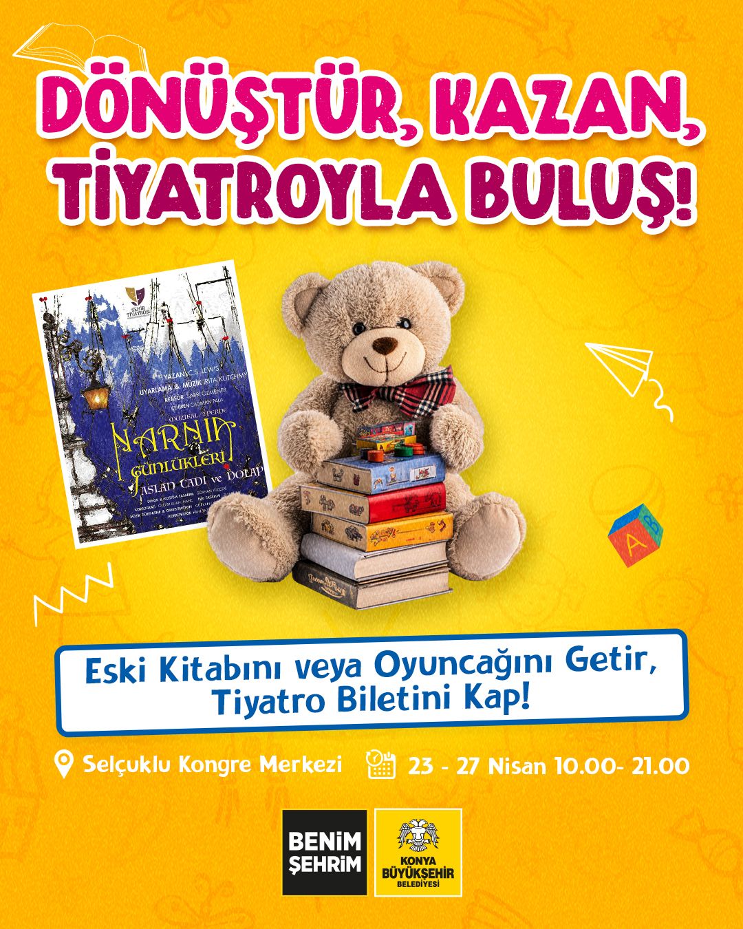 ÇOCUK KİTAP GÜNLERİ 23 NİSAN’DA KAPILARINI AÇIYOR