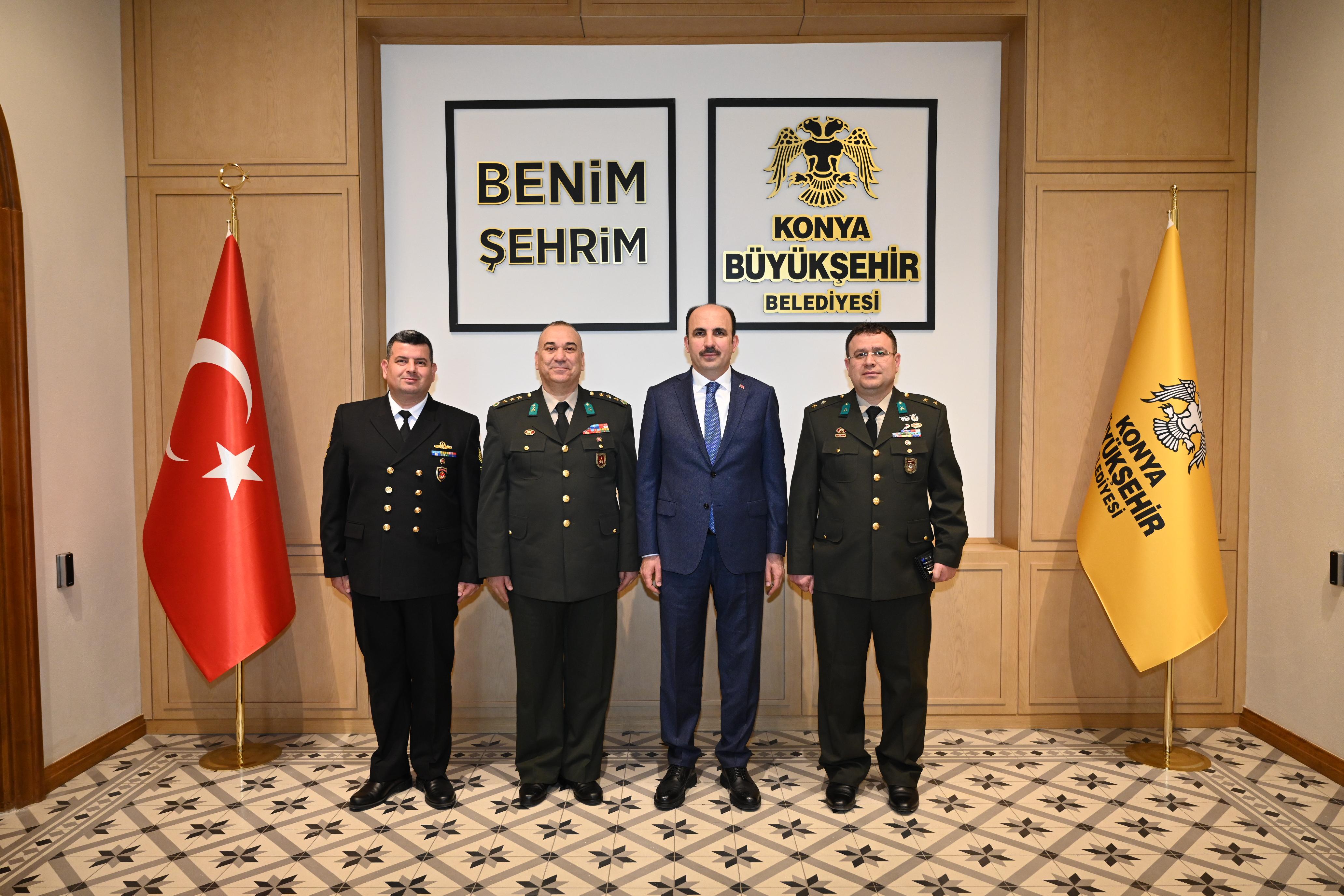 KONYA BÜYÜKŞEHİR İLE KBRN SAVUNMA VE GÜVENLİK TUGAY KOMUTANLIĞI ARASINDA EĞİTİM İŞ BİRLİĞİ PROTOKOLÜ İMZALANDI