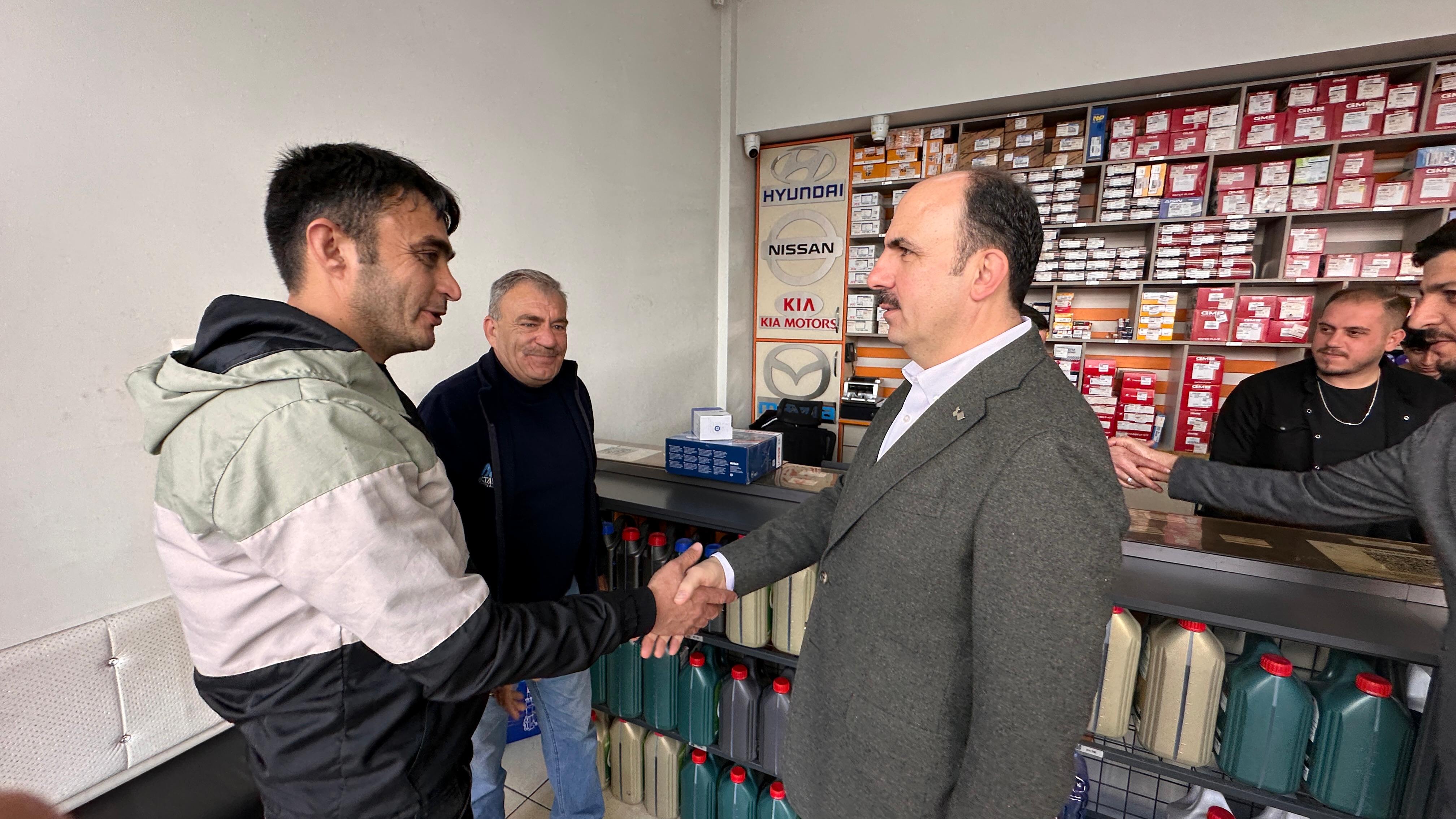 SANAYİDE GENÇLERLE BULUŞAN BAŞKAN ALTAY: “ÜRETEN İNSAN HER ZAMAN KIYMETLİ”
