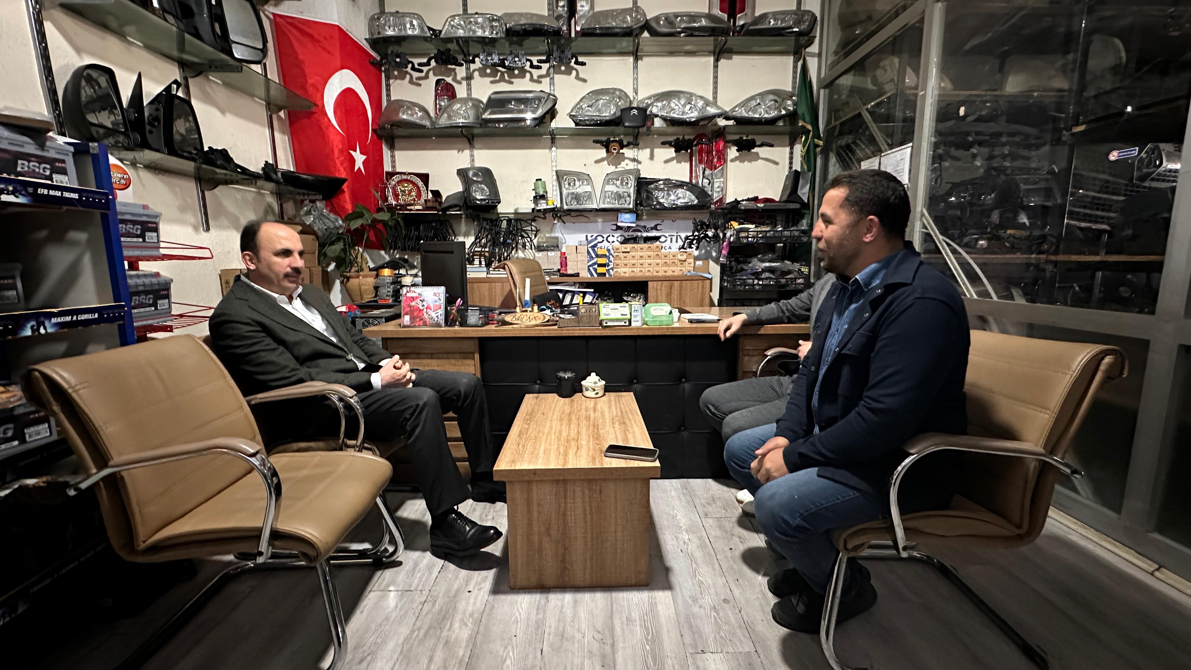 SANAYİDE GENÇLERLE BULUŞAN BAŞKAN ALTAY: “ÜRETEN İNSAN HER ZAMAN KIYMETLİ”
