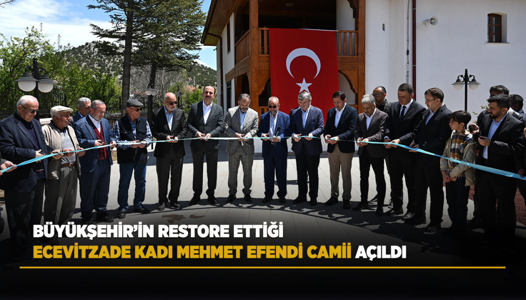 BAŞKAN ALTAY: “TARİHE NOT DÜŞEN BİR YAPIYI RESTORE ETMEKTEN NE KADAR GURUR DUYSAK AZDIR”
