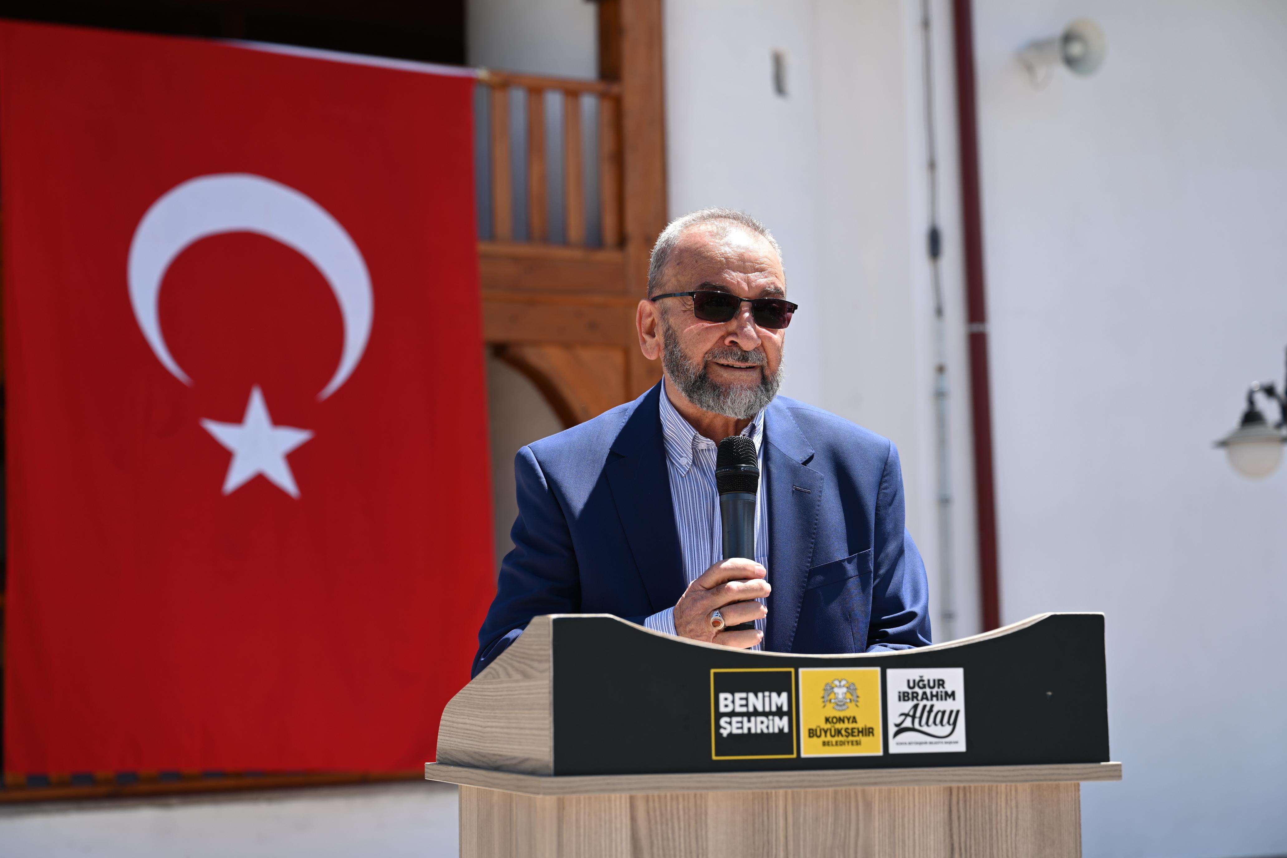 BAŞKAN ALTAY: “TARİHE NOT DÜŞEN BİR YAPIYI RESTORE ETMEKTEN NE KADAR GURUR DUYSAK AZDIR”