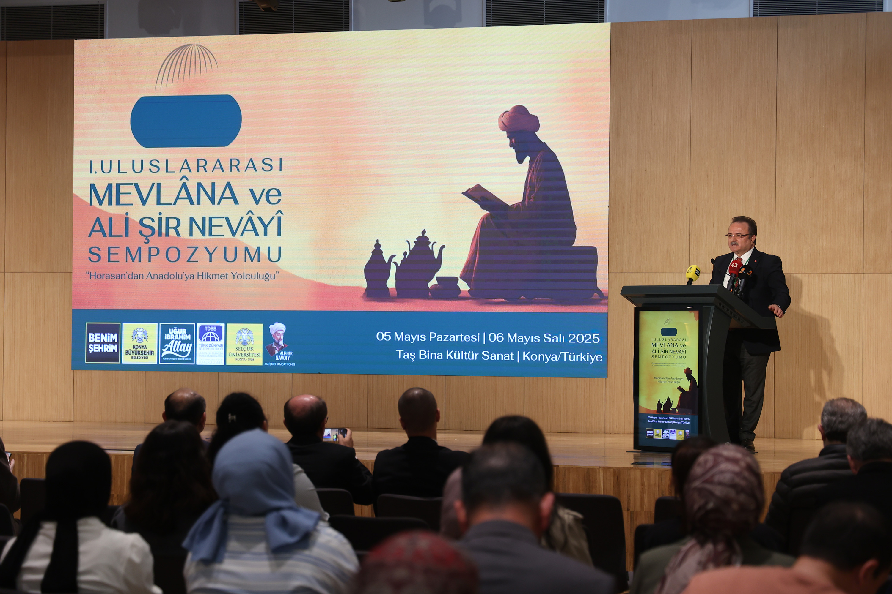 KONYA BÜYÜKŞEHİR “1. ULUSLARARASI MEVLANA VE ALİ ŞÎR NEVÂYÎ SEMPOZYUMU”NA EV SAHİPLİĞİ YAPIYOR
