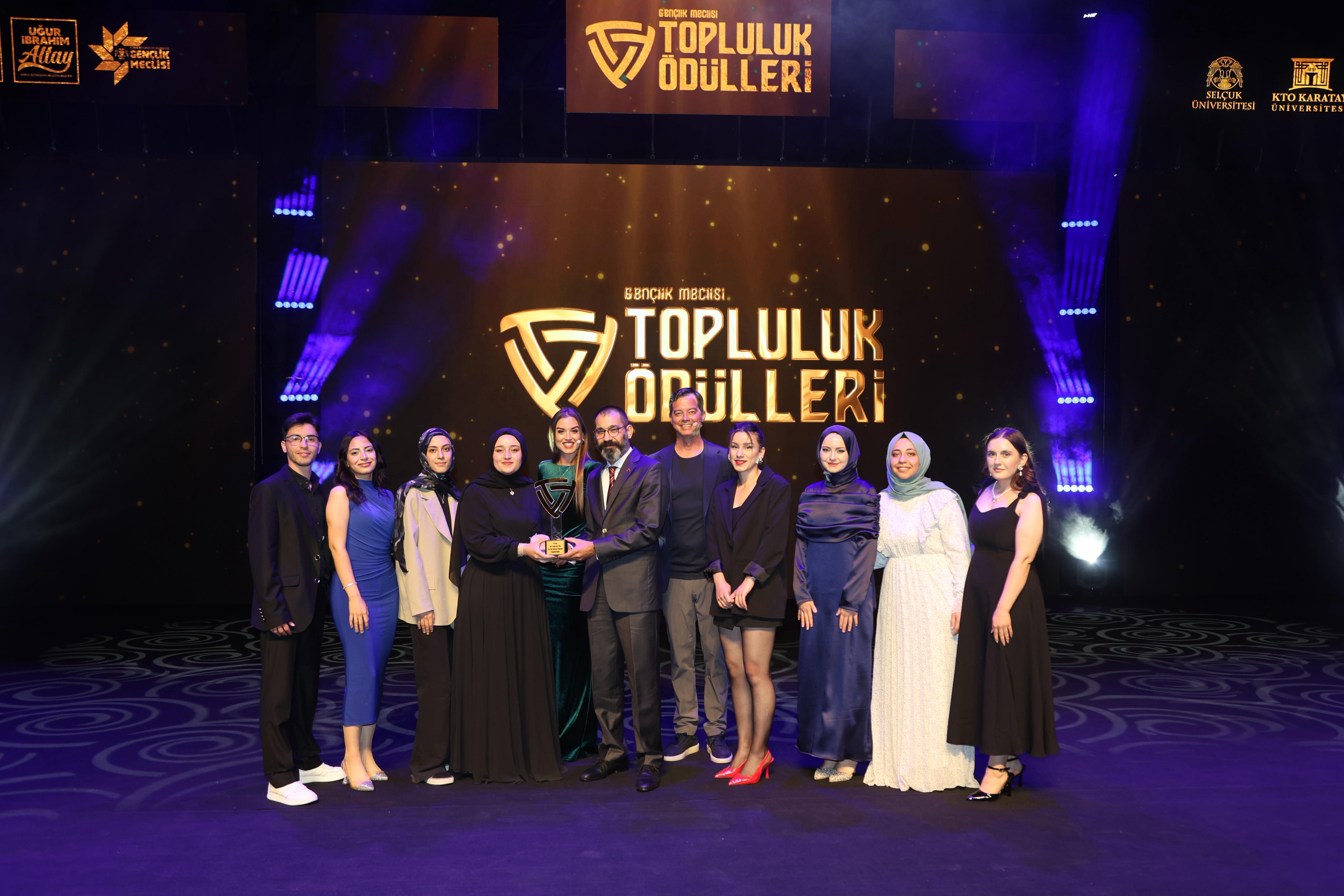 KONYA BÜYÜKŞEHİR GENÇLİK MECLİSİ TOPLULUK ÖDÜLLERİ SAHİPLERİNİ BULDU