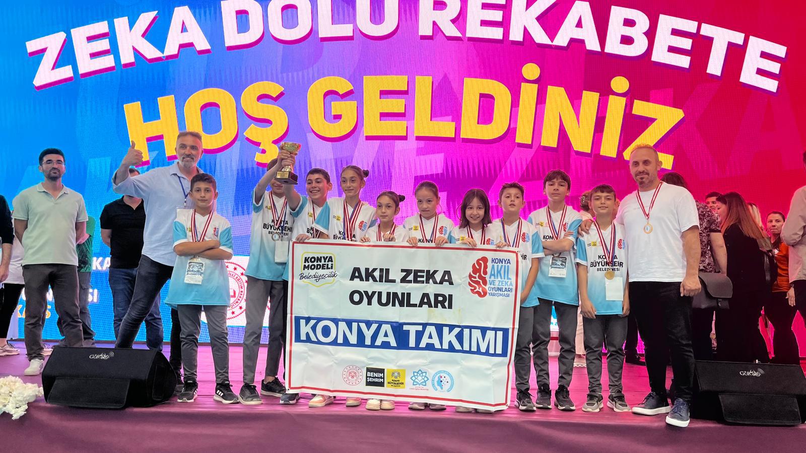 TÜRKİYE 7. AKIL VE ZEKA OYUNLARI FİNALLERİ’NE BU YIL DA KONYALI ÖĞRENCİLER DAMGA VURDU