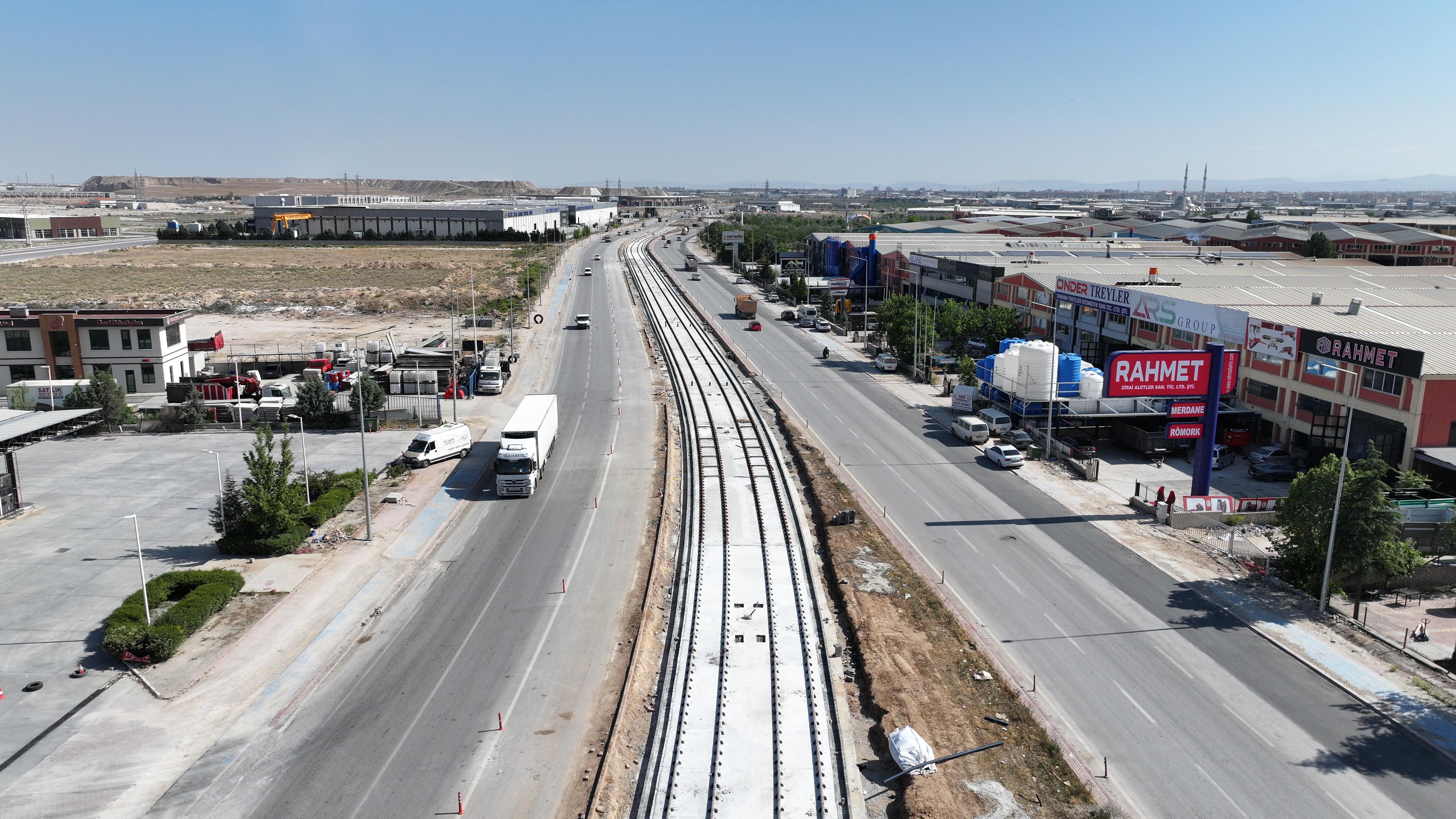 BAŞKAN ALTAY: “11.1 KM’LİK ŞEHİR HASTANESİ-YENİ SANAYİ TRAMVAY HATTININ YÜZDE 30’LUK KISMINI TAMAMLADIK”