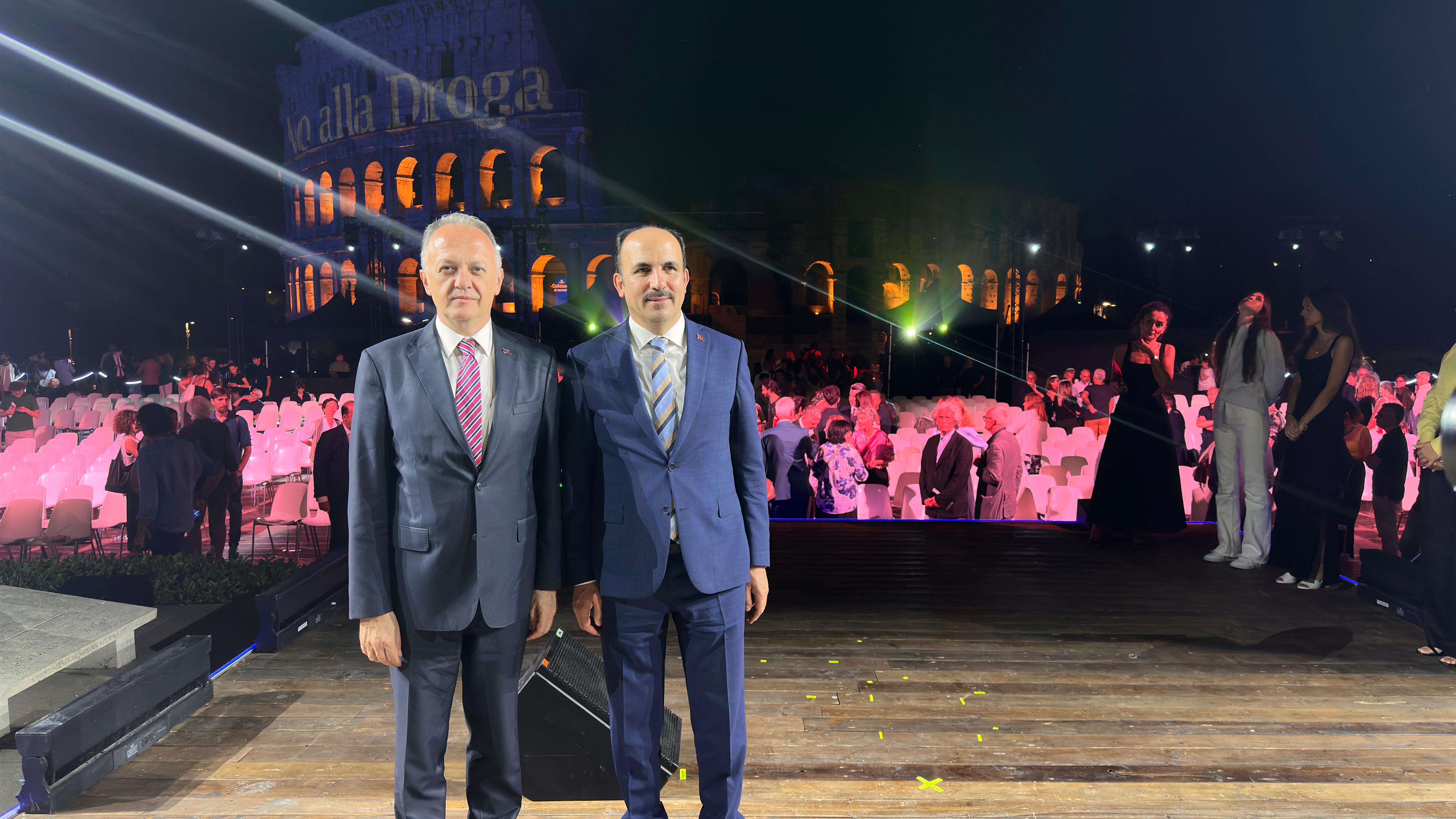 BAŞKAN ALTAY KOLEZYUM’DA SEMA PROGRAMINA KATILDI
