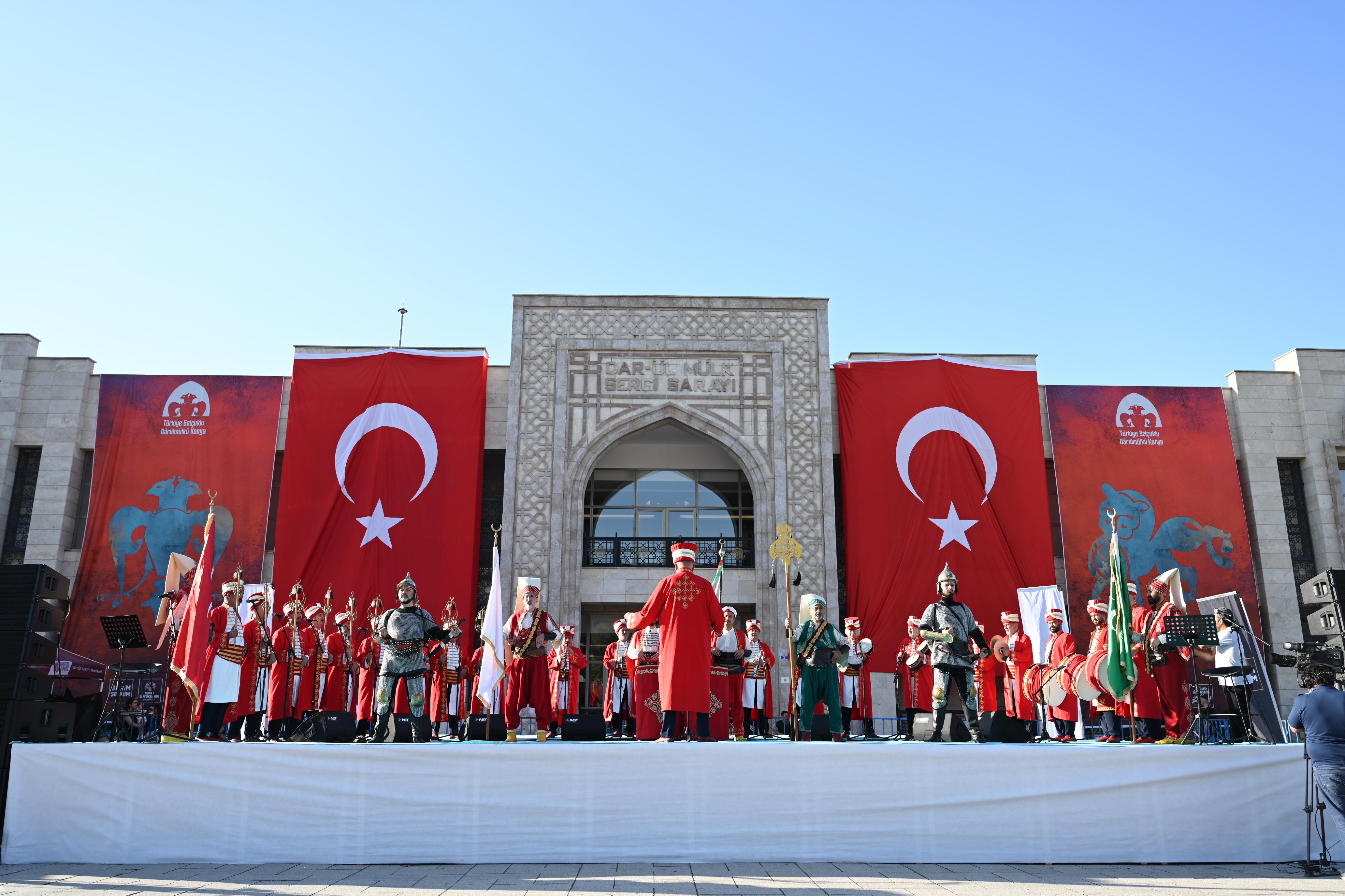 KONYA’NIN DARÜLMÜLK OLUŞUNUN 928. YIL DÖNÜMÜ BÜYÜK BİR COŞKUYLA KUTLANDI