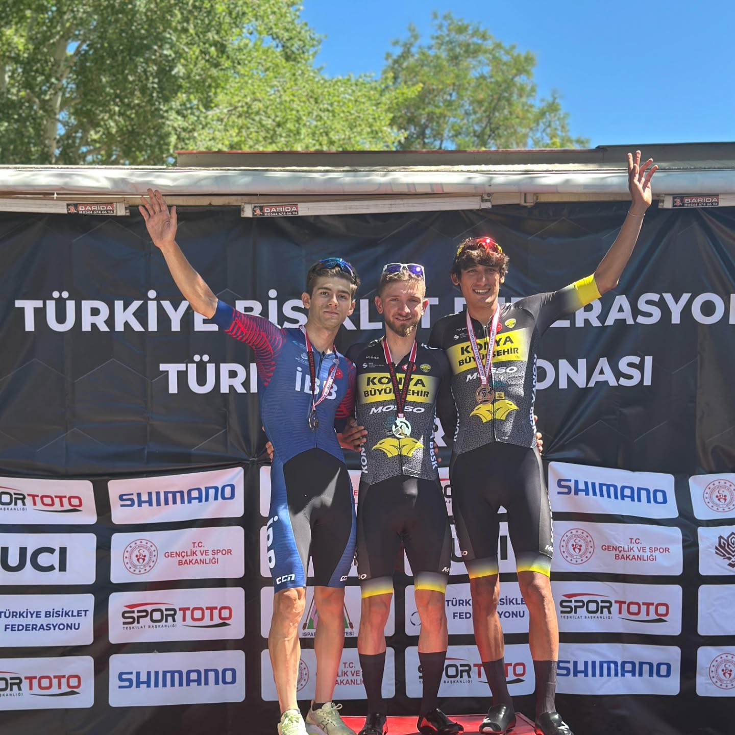 BÜYÜKŞEHİR’İN PEDALLARI TÜRKİYE YOL ŞAMPİYONASI’NDA TOZU DUMANA KATTI