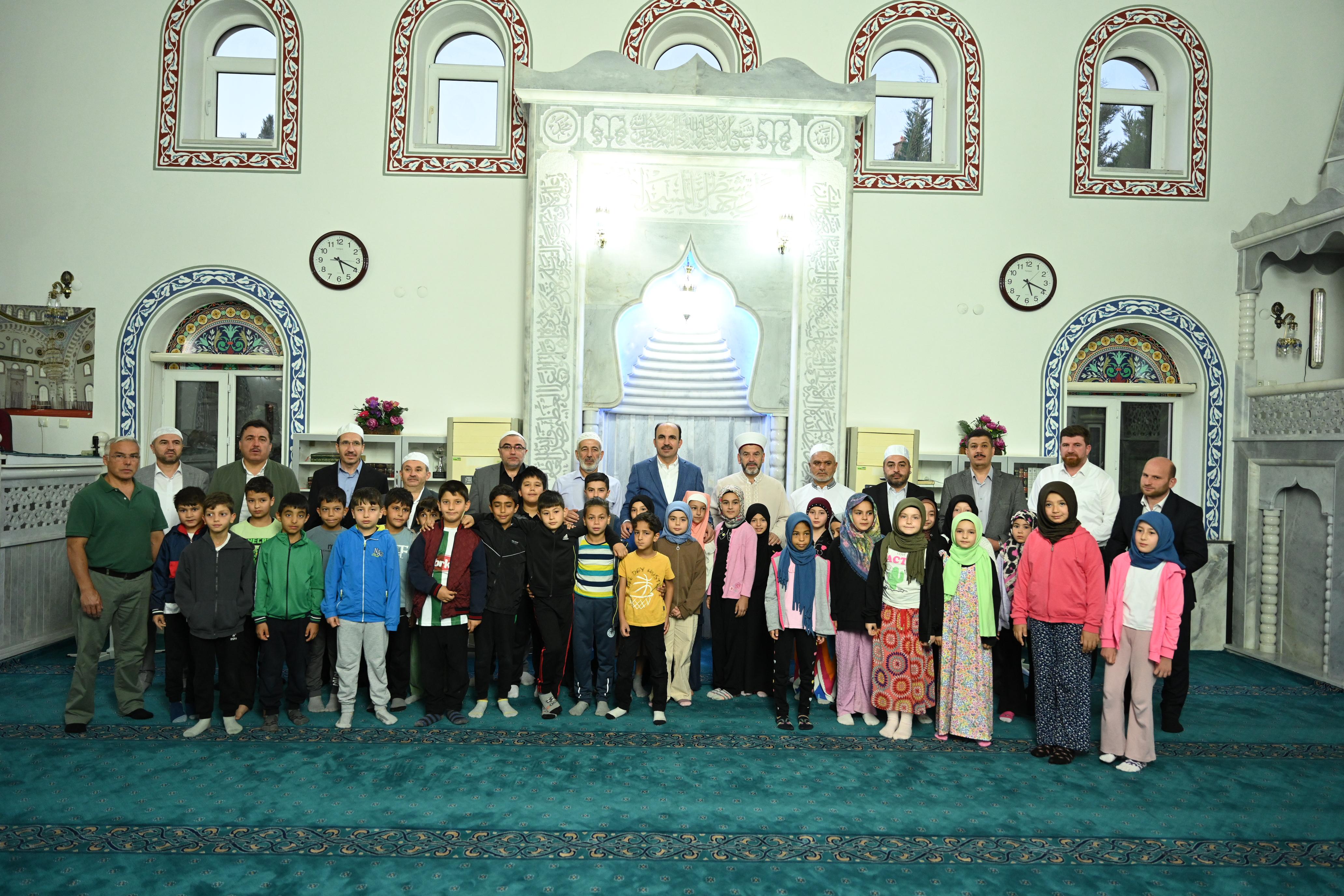 BAŞKAN ALTAY: “AMACIMIZ ÇOCUKLARIN CAMİYLE, NAMAZLA TANIŞMASINI SAĞLAMAK”