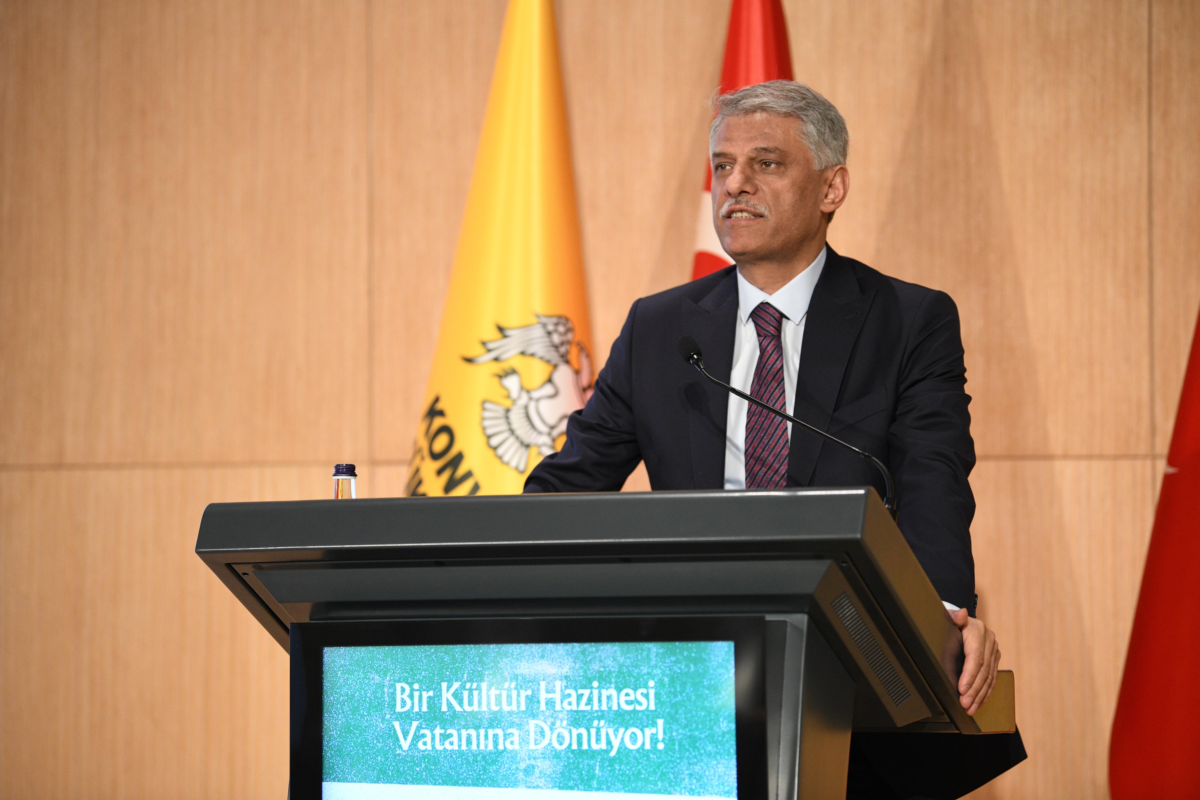 YURT DIŞINA KAÇIRILAN NADİDE YAZMA ESERLERDEN “KİTAB ŞERHU’L-ESMA” YENİDEN KONYA’YA KAZANDIRILDI
