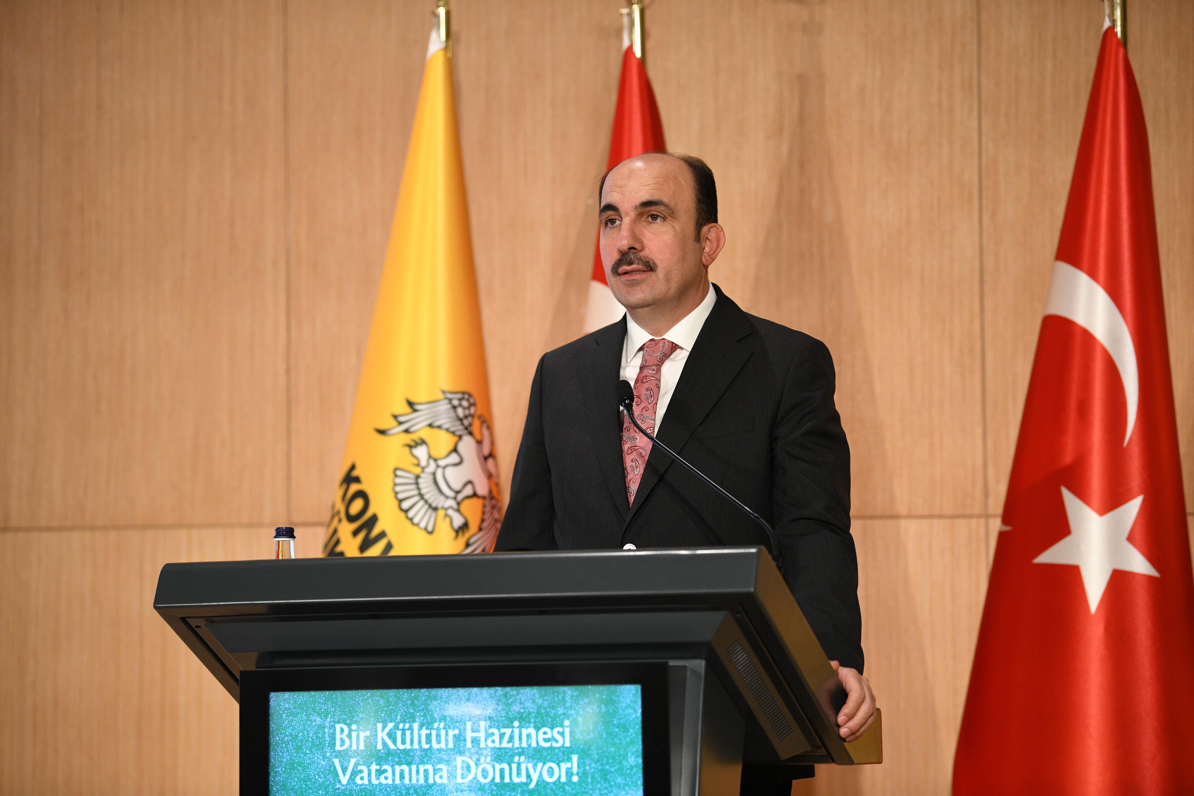 YURT DIŞINA KAÇIRILAN NADİDE YAZMA ESERLERDEN “KİTAB ŞERHU’L-ESMA” YENİDEN KONYA’YA KAZANDIRILDI
