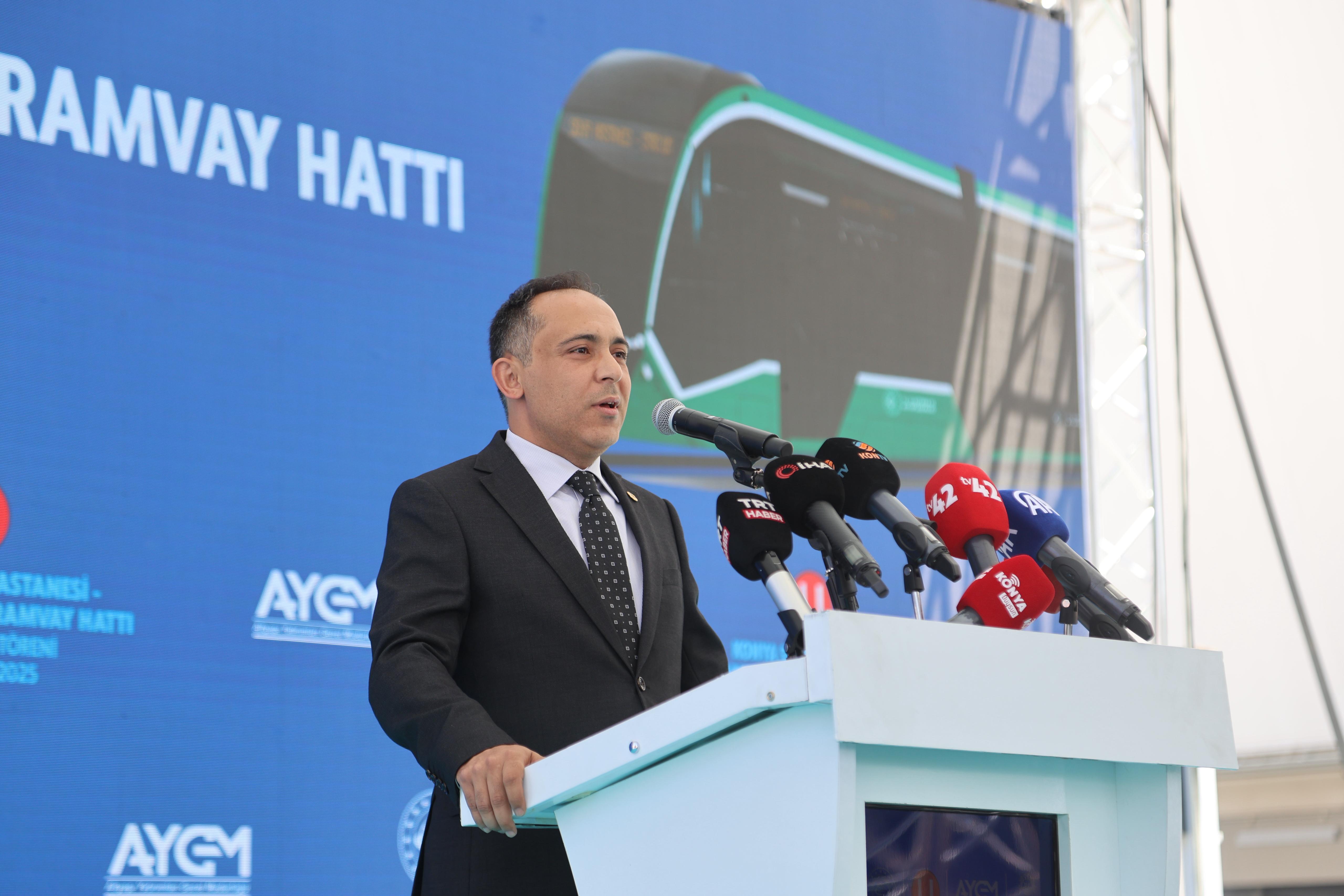 STADYUM-ŞEHİR HASTANESİ TRAMVAY HATTI 2. ETABININ TEMELİ ATILDI