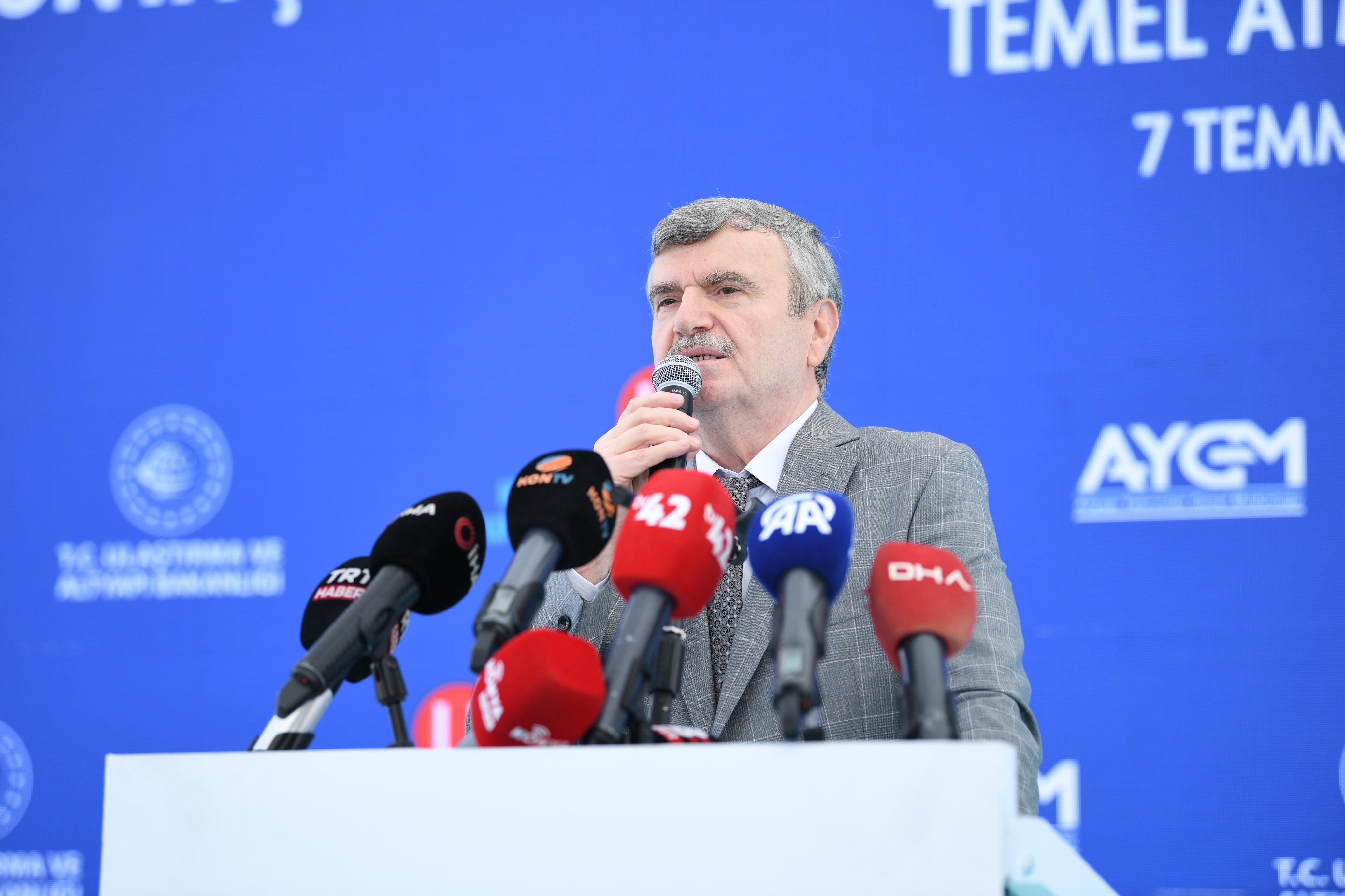 STADYUM-ŞEHİR HASTANESİ TRAMVAY HATTI 2. ETABININ TEMELİ ATILDI