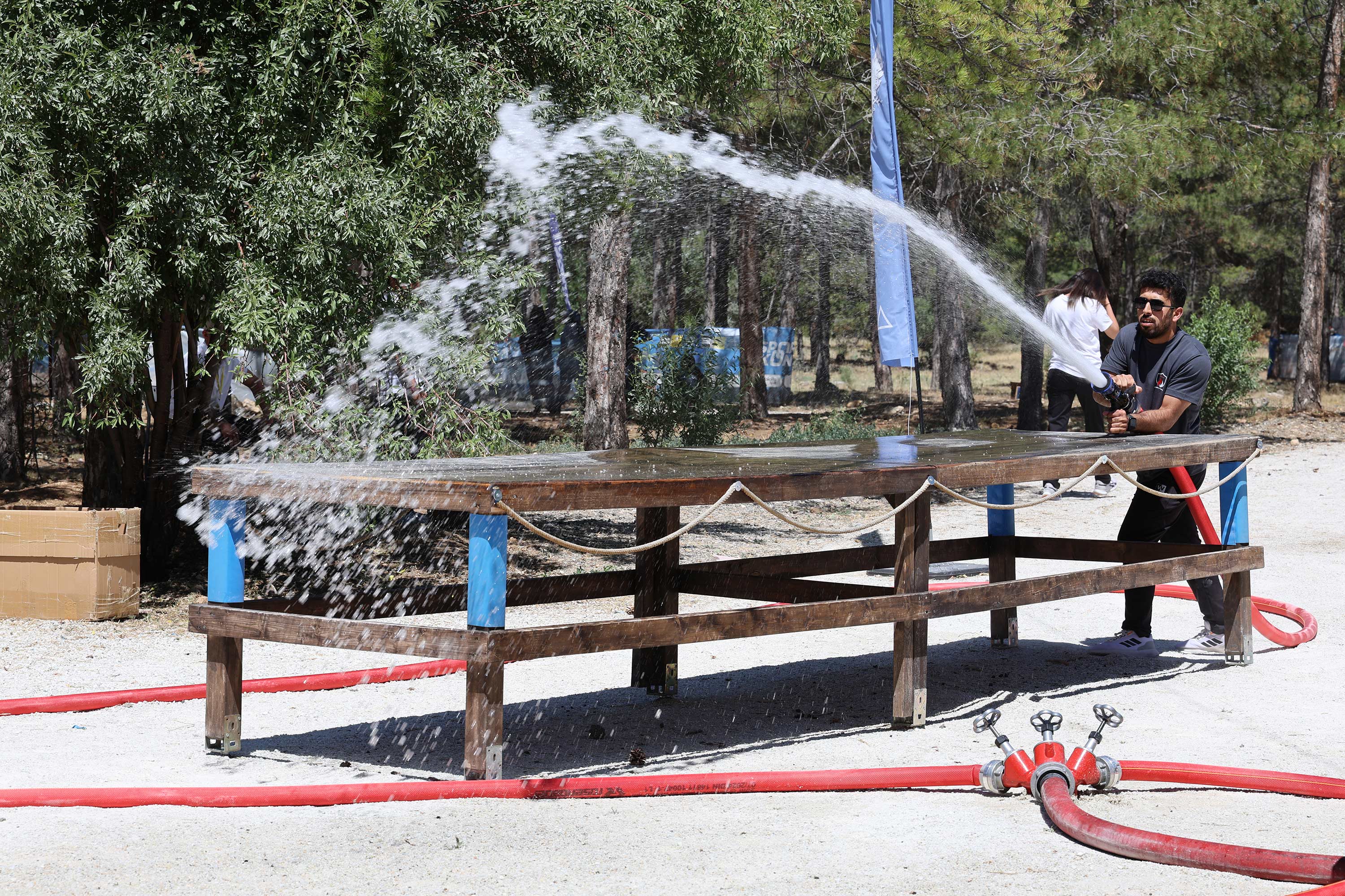 KONYA’DAKİ GÖNÜLLÜ İTFAİYECİLER “GÖNÜLLÜ İTFAİYECİLİK KAMPI”NA KATILDI