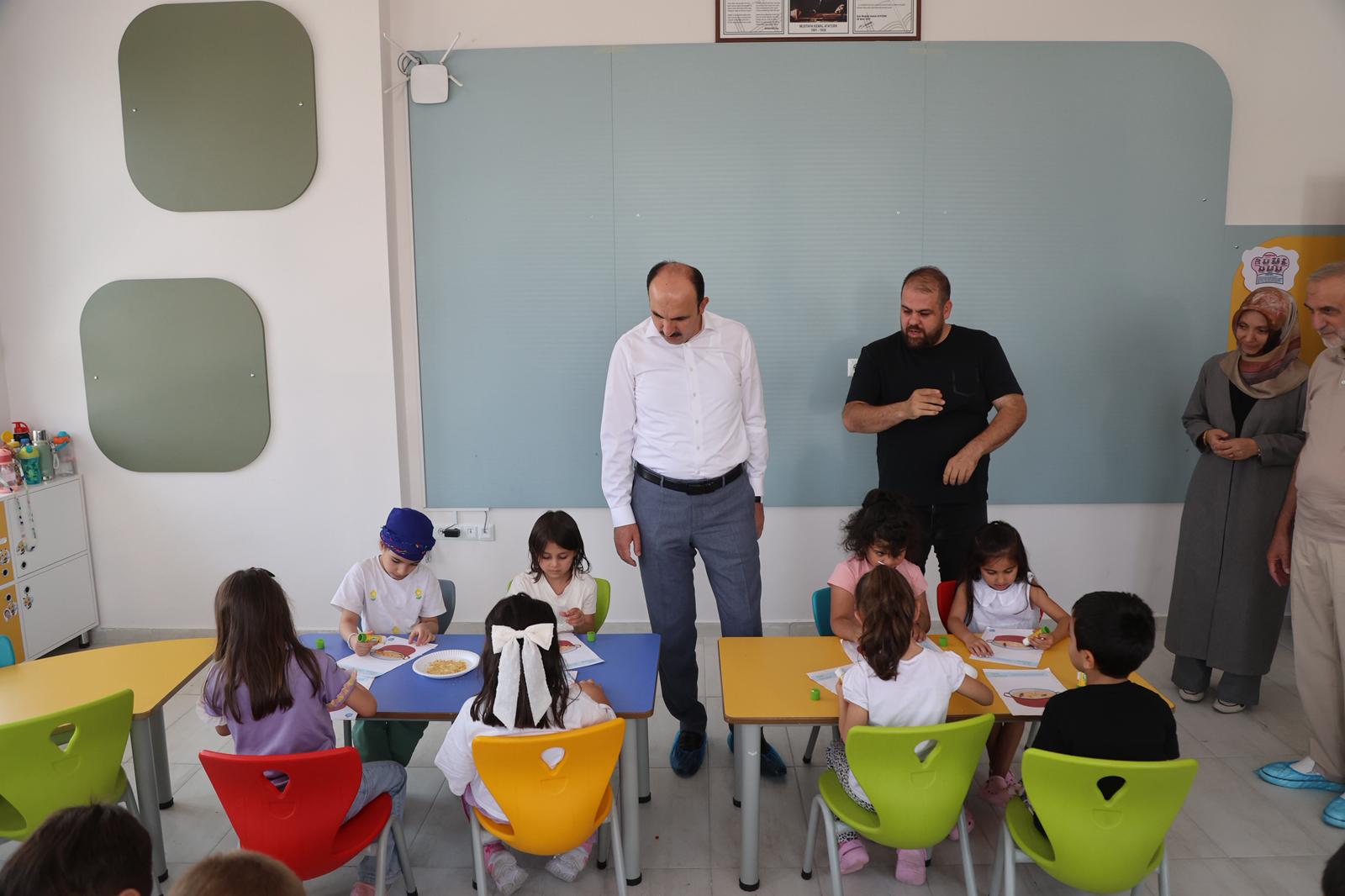 BAŞKAN ALTAY YAZ KUR’AN KURSU ÖĞRENCİLERİYLE BULUŞTU