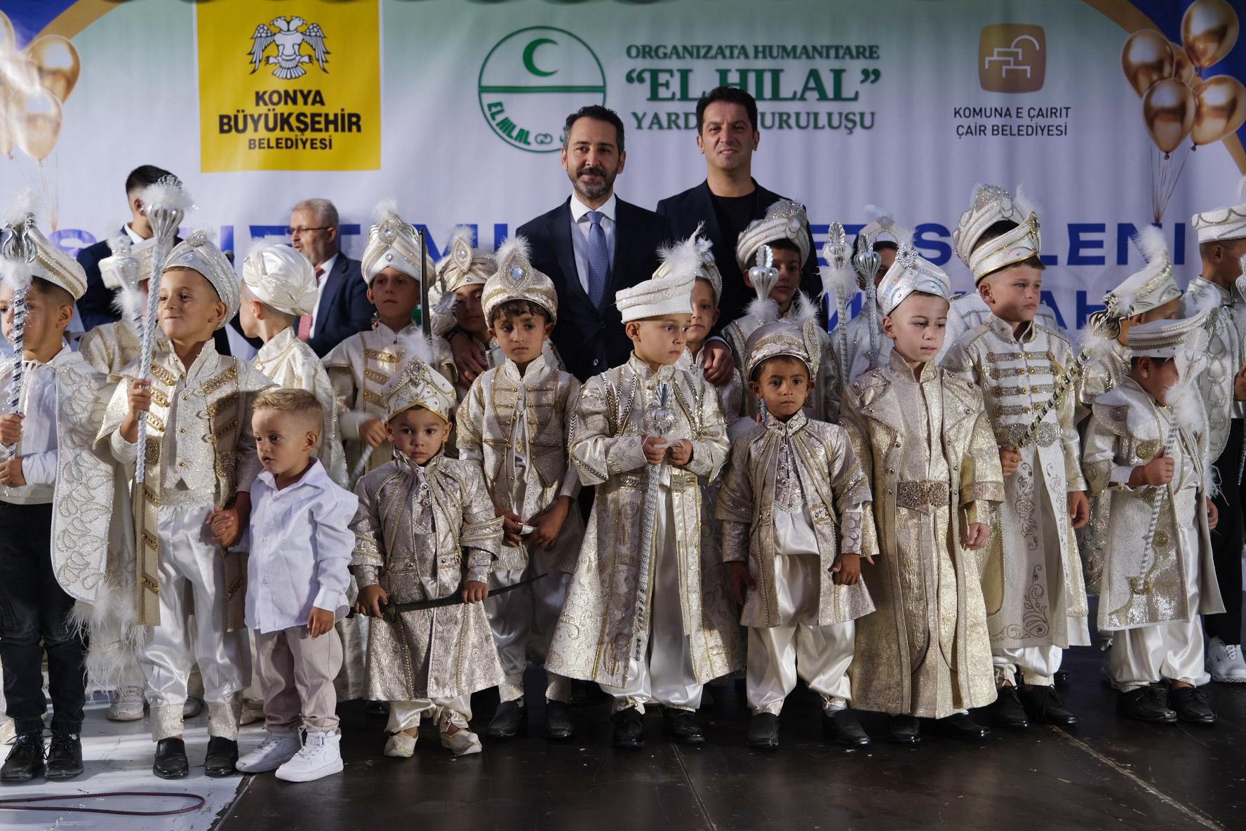 KONYA BÜYÜKŞEHİR BELEDİYESİ KARDEŞ ŞEHİR ÜSKÜP’TE SÜNNET ŞÖLENİ DÜZENLEDİ