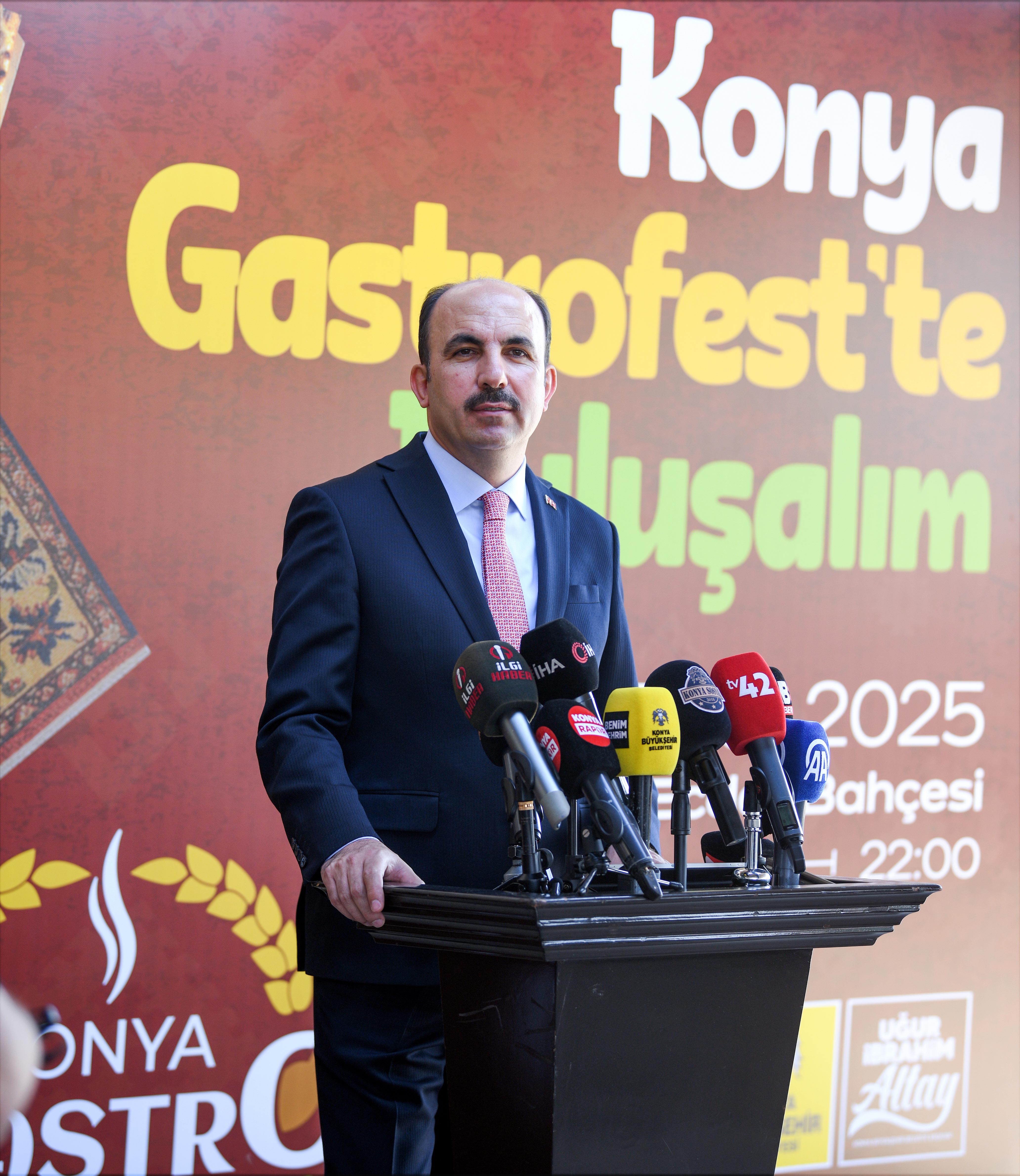 BAŞKAN ALTAY HERKESİ “KONYA GASTROFEST”E DAVET ETTİ