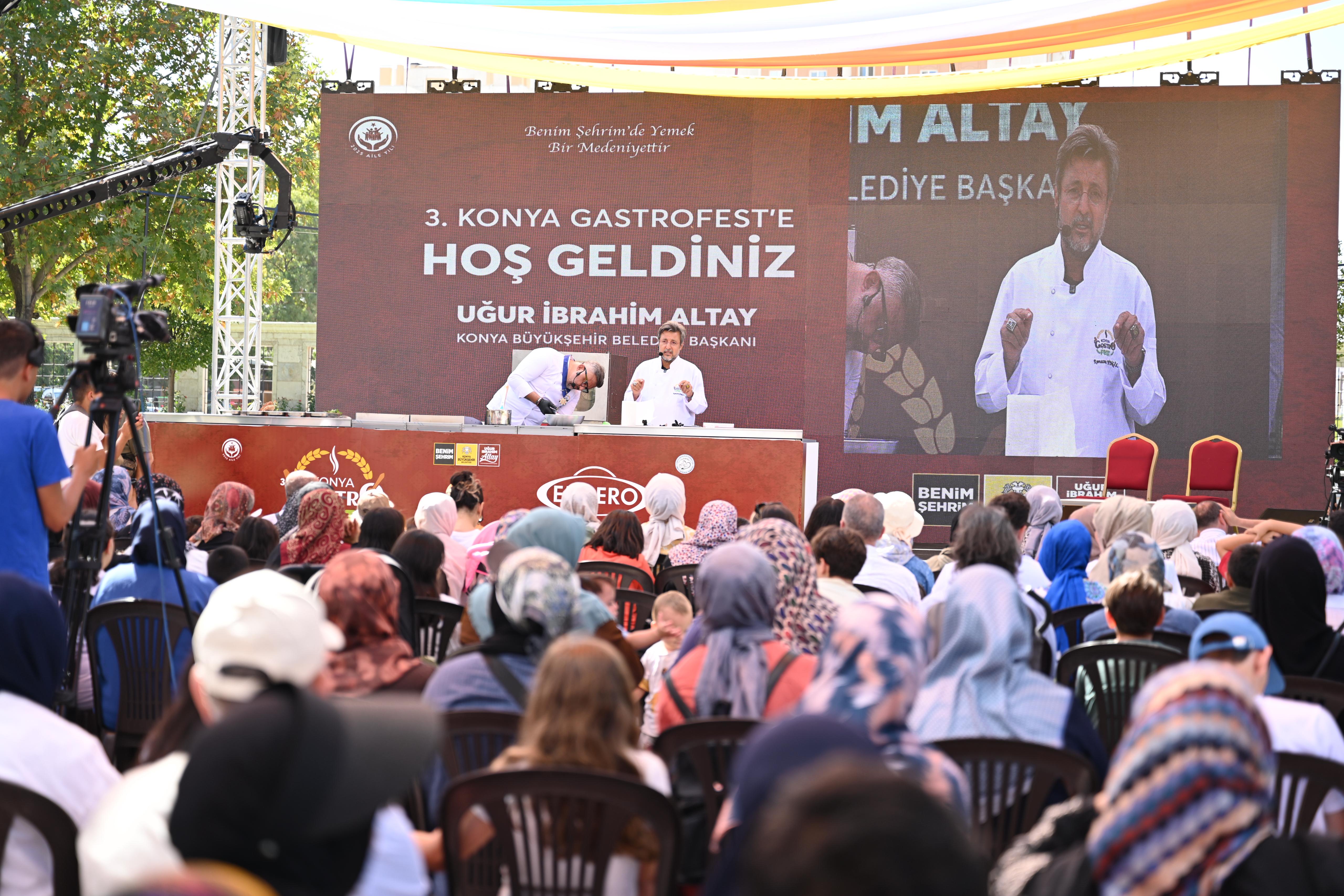 3. KONYA GASTRONOMİ FESTİVALİ BÜYÜK BİR COŞKUYLA BAŞLADI