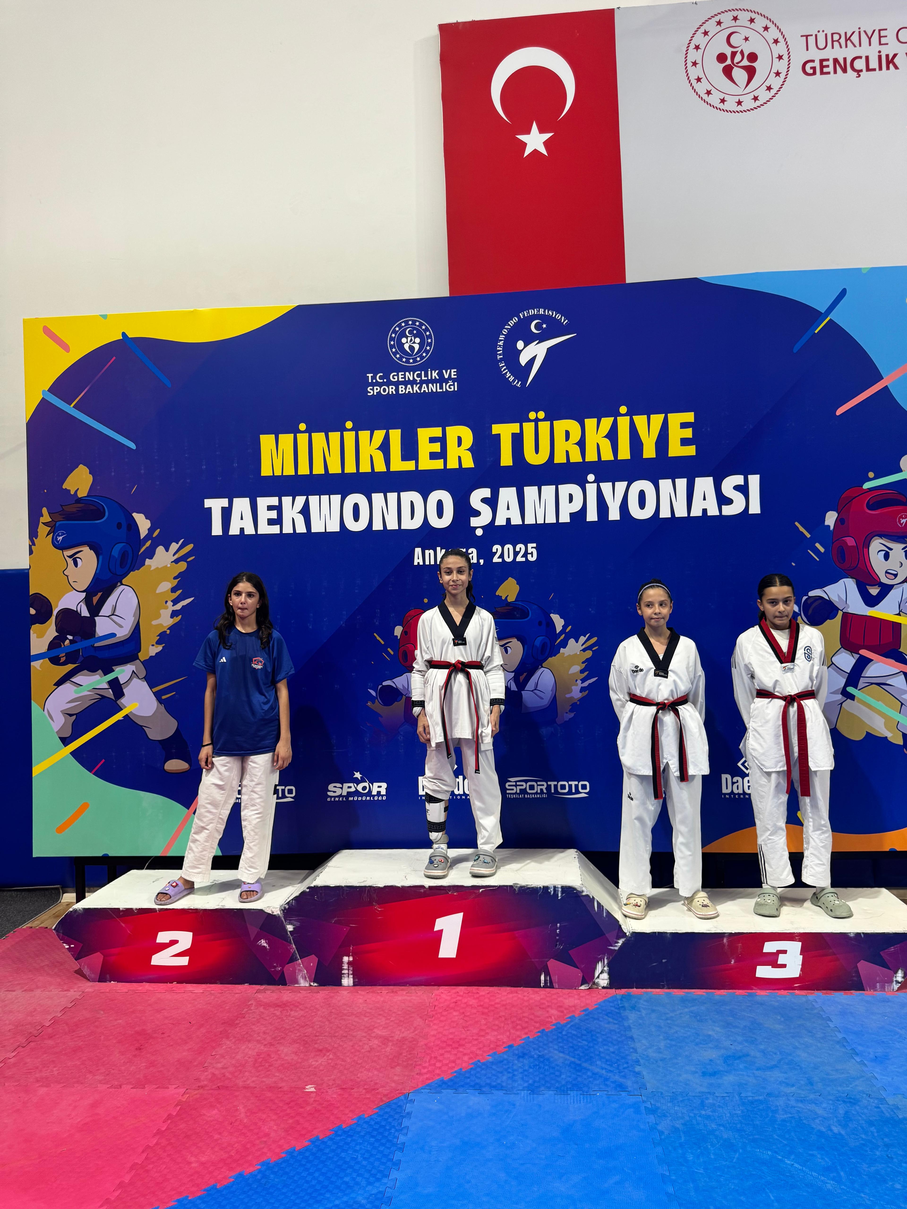 BÜYÜKŞEHİRLİ MİNİK TEKVANDOCULAR, TÜRKİYE ŞAMPİYONASI’NDA KONYA’NIN GURURU OLDU
