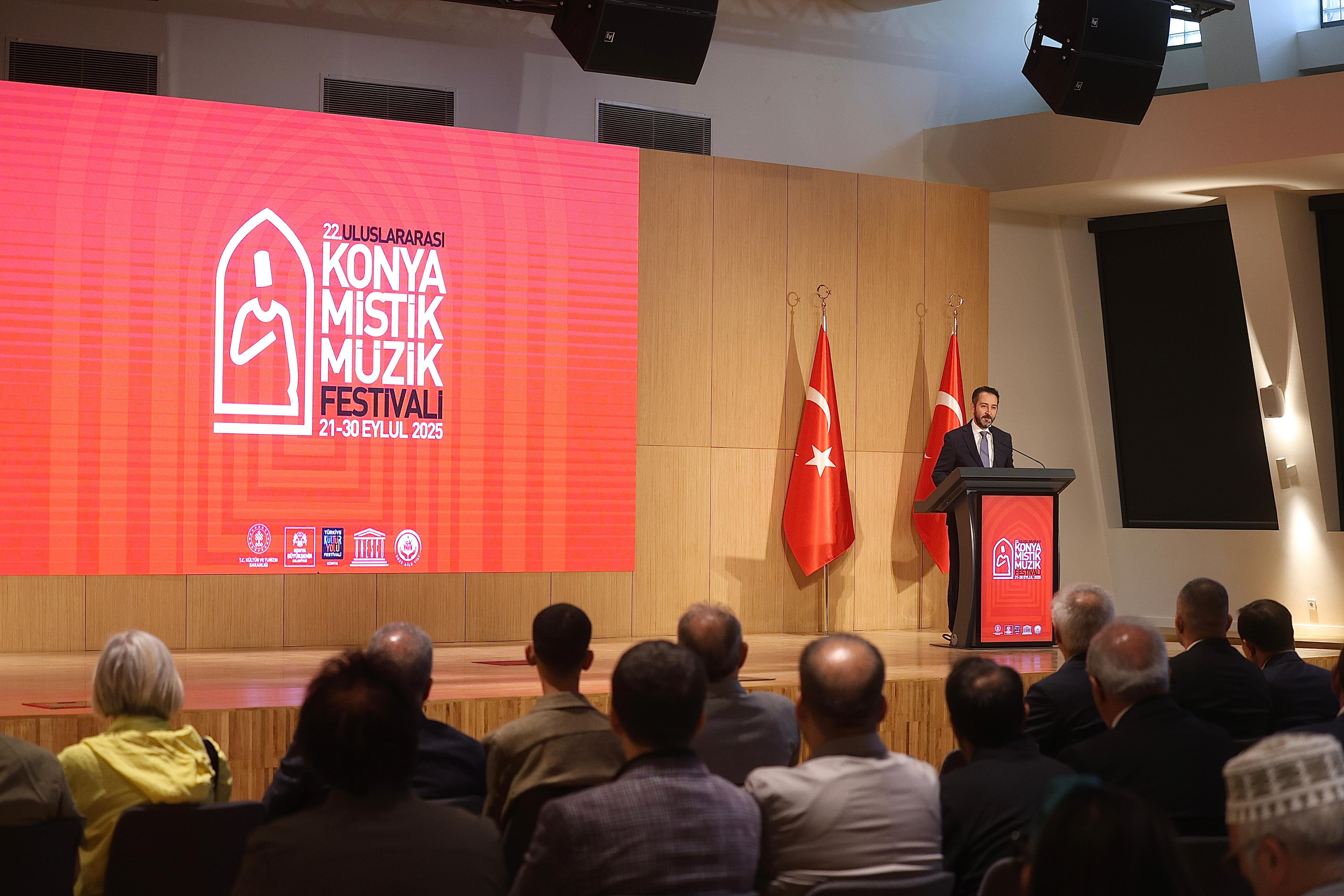 22. ULUSLARARASI KONYA MİSTİK MÜZİK FESTİVALİ SANATSEVERLERİ BEKLİYOR
