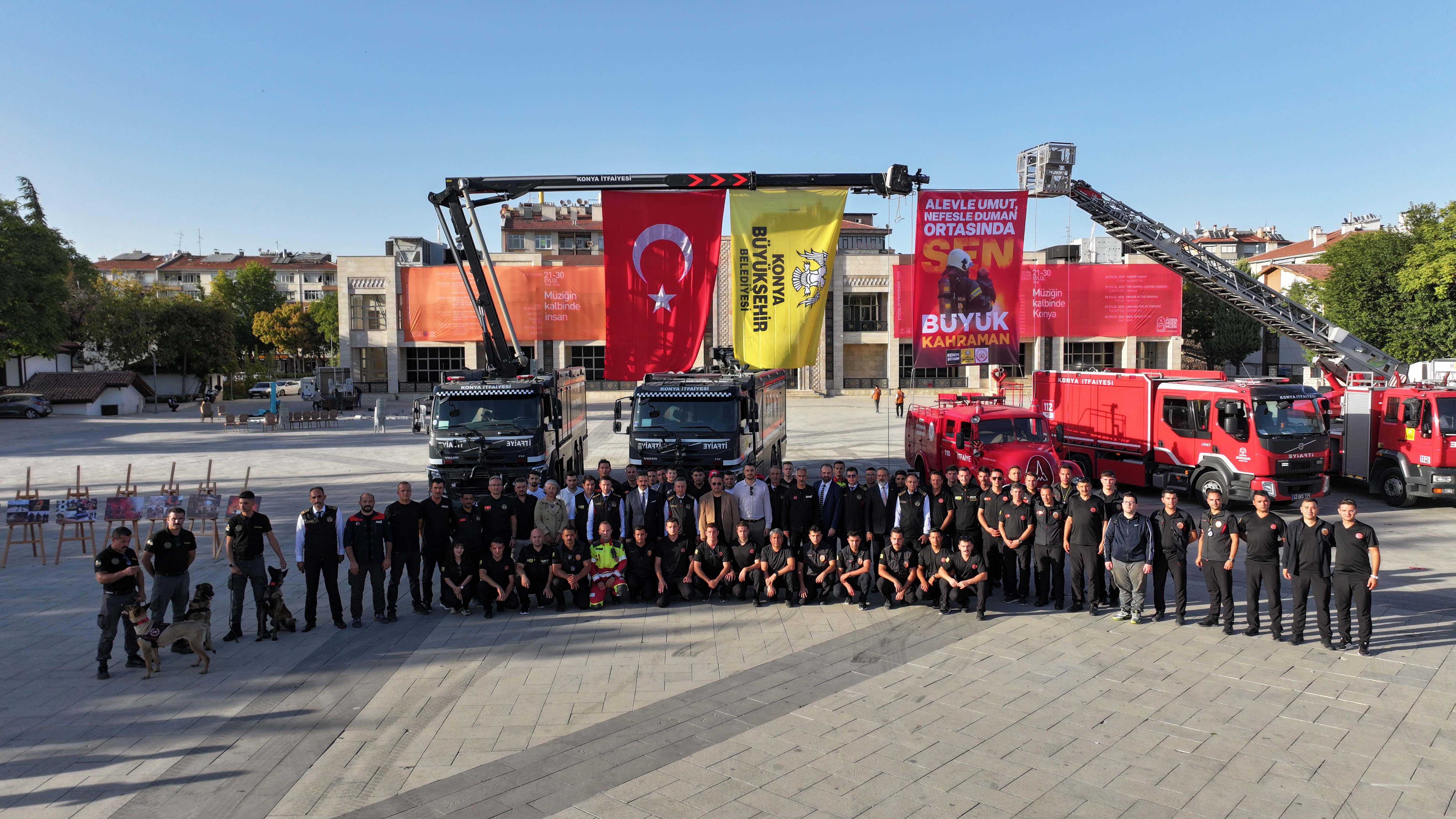 KONYA BÜYÜKŞEHİR’DEN İTFAİYE HAFTASI’NDA “FARKINDALIK” ETKİNLİĞİ