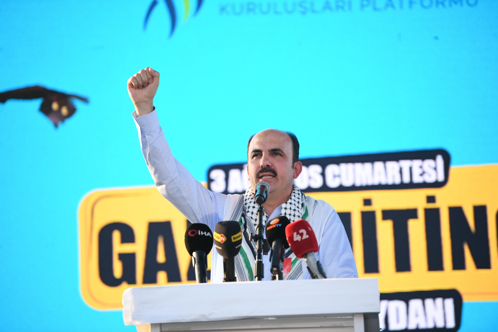 BAŞKAN ALTAY: “MAZLUMUN YANINDA, ZALİMİN KARŞISINDA OLMAYA DEVAM EDECEĞİZ”