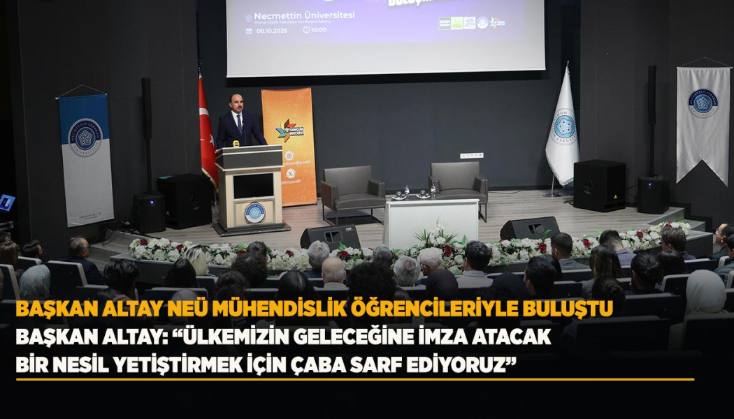 BAŞKAN ALTAY: “ÜLKEMİZİN GELECEĞİNE İMZA ATACAK BİR NESİL YETİŞTİRMEK İÇİN ÇABA SARF EDİYORUZ”