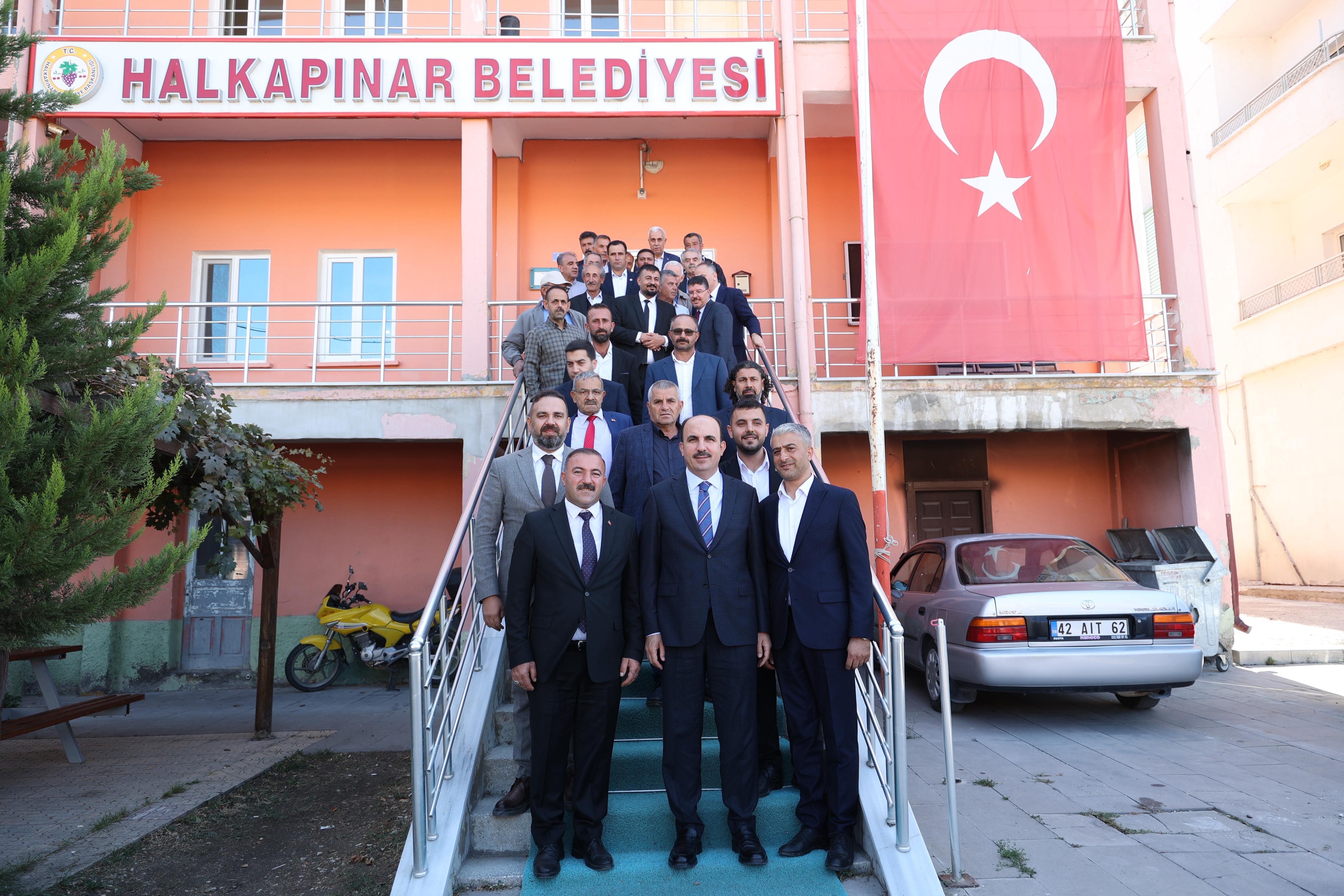 BAŞKAN ALTAY HALKAPINAR VE EMİRGAZİ’DE VATANDAŞLARLA BULUŞTU