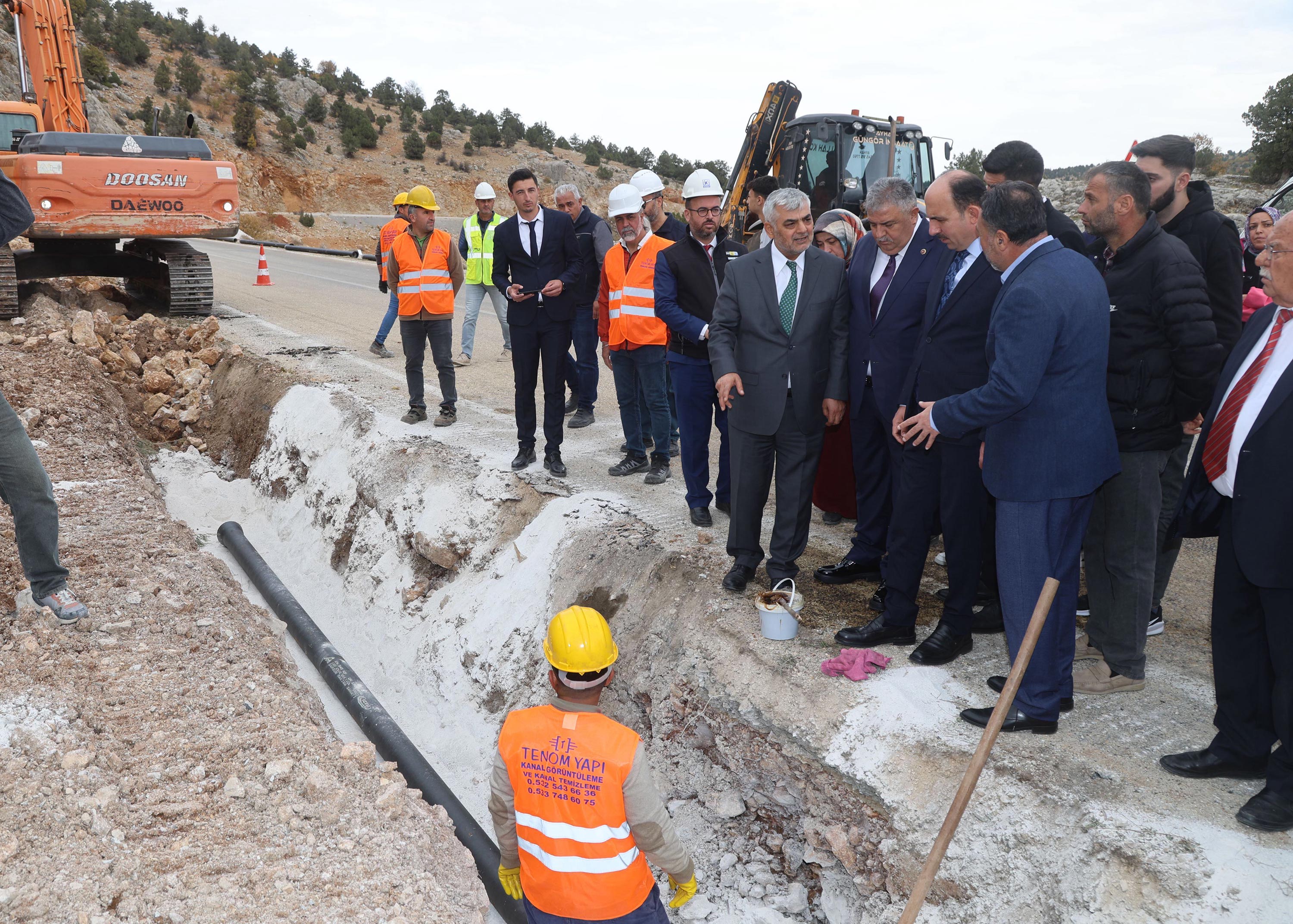 MİLLETVEKİLİ ÖZER VE BAŞKAN ALTAY 38 MAHALLENİN SU SORUNUNU ÇÖZECEK PROJEYİ İNCELEDİ