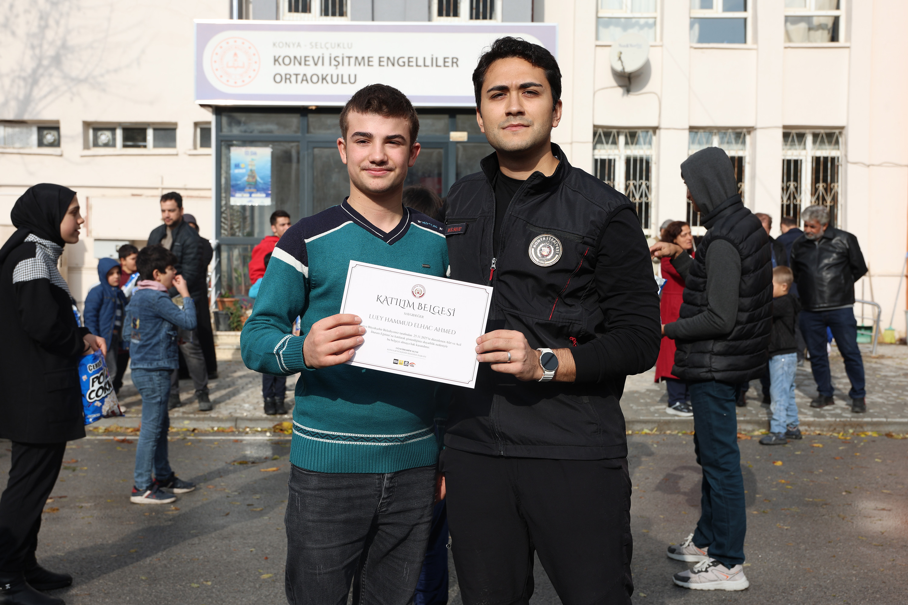 KONYA BÜYÜKŞEHİR, ÖZEL GEREKSİNİMLİ ÖĞRENCİLERE “AFET VE ACİL DURUM EĞİTİMİ” VERDİ