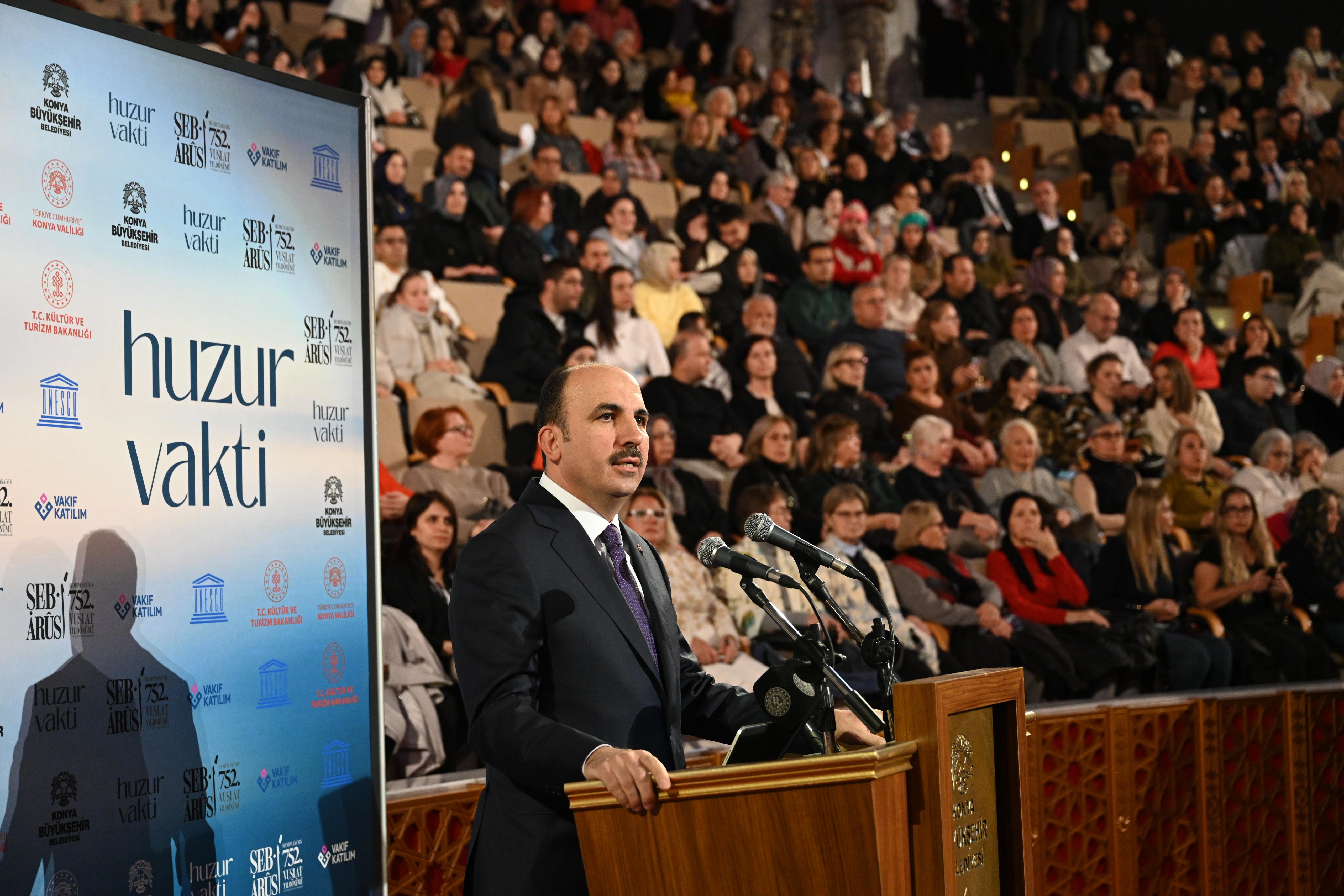 DÜNYANIN DÖRT BİR YANINDAN MEVLANA DOSTLARI 752. ŞEB-İ ARUS’TA BULUŞTU
