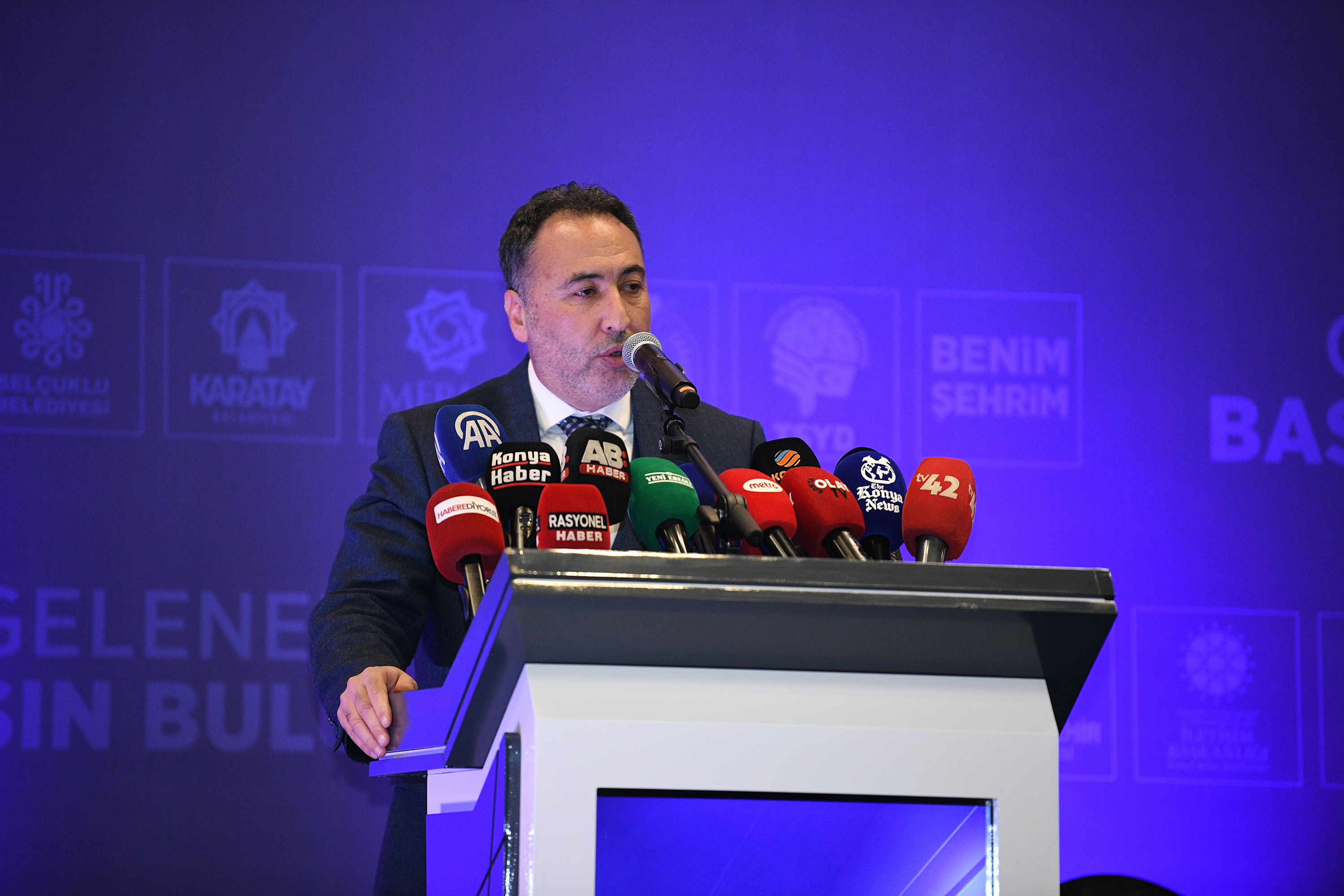 KONYA BASIN CAMİASI GELENEKSEL BASIN BULUŞMASI’NDA BİR ARAYA GELDİ