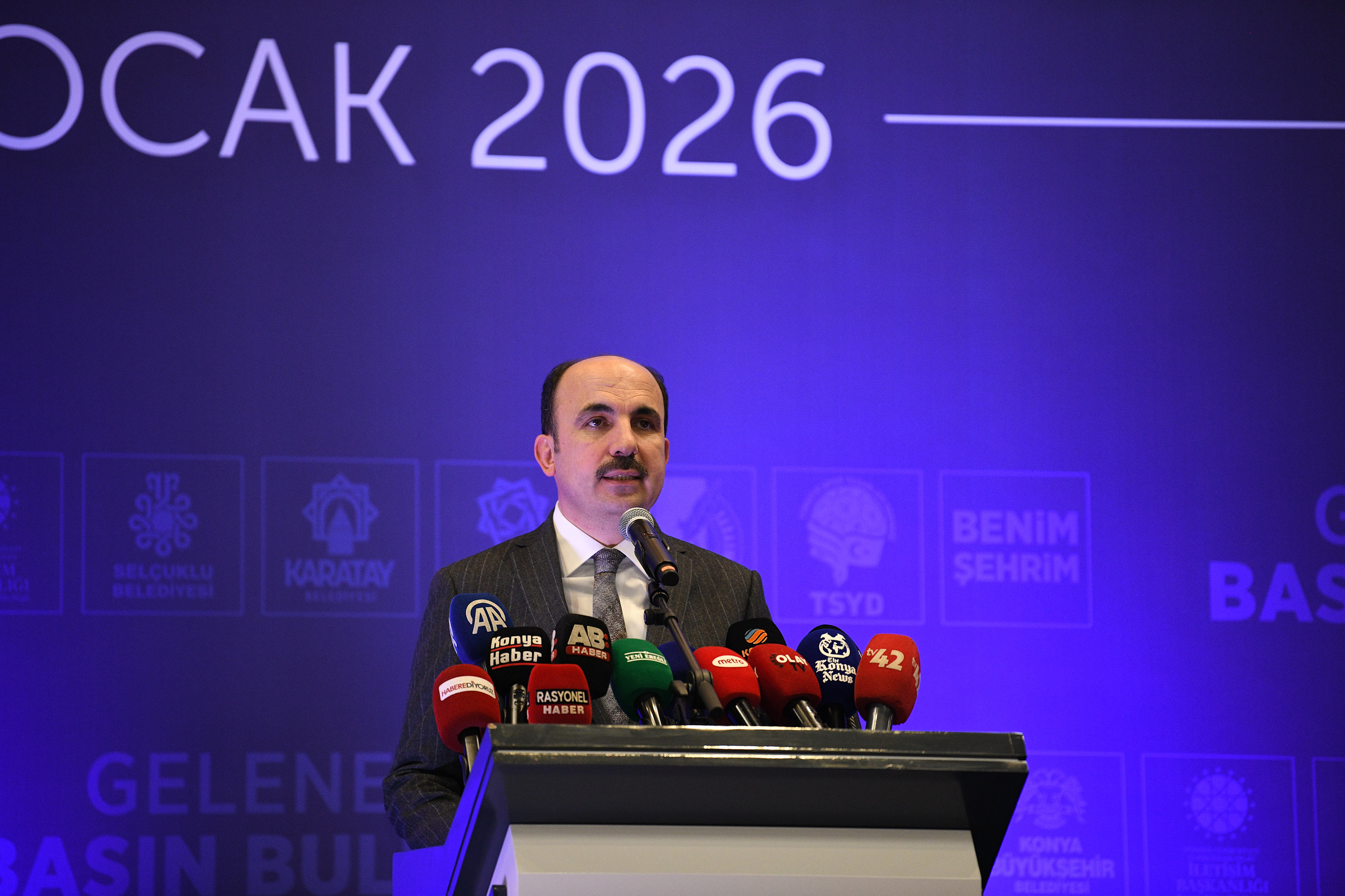 KONYA BASIN CAMİASI GELENEKSEL BASIN BULUŞMASI’NDA BİR ARAYA GELDİ