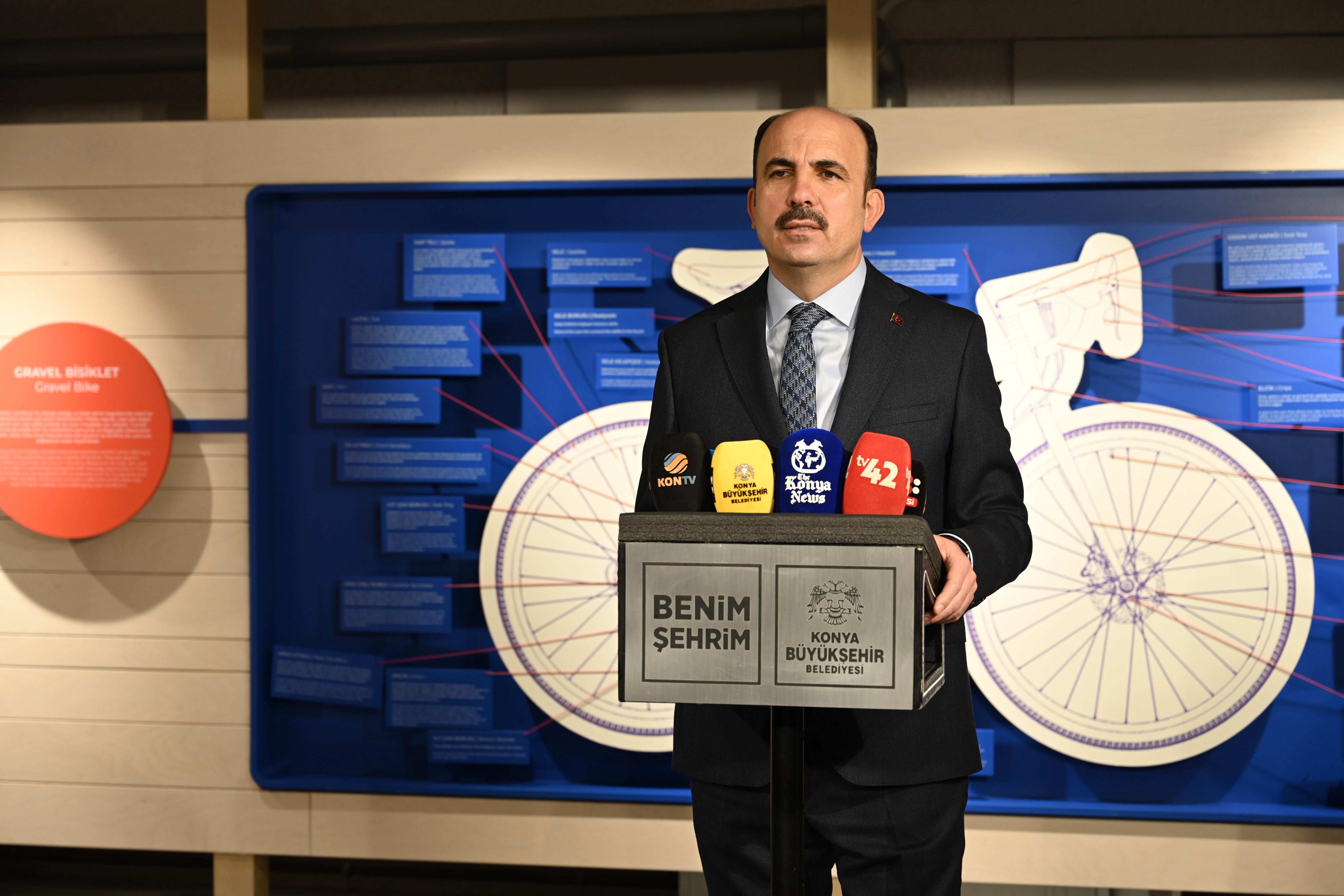 BAŞKAN ALTAY: “DÜNYADA KONYA'NIN BİSİKLET BAŞKENTİ OLDUĞU İLGİSİNİ OLUŞTURACAK ETKİNLİKLER PLANLIYORUZ”