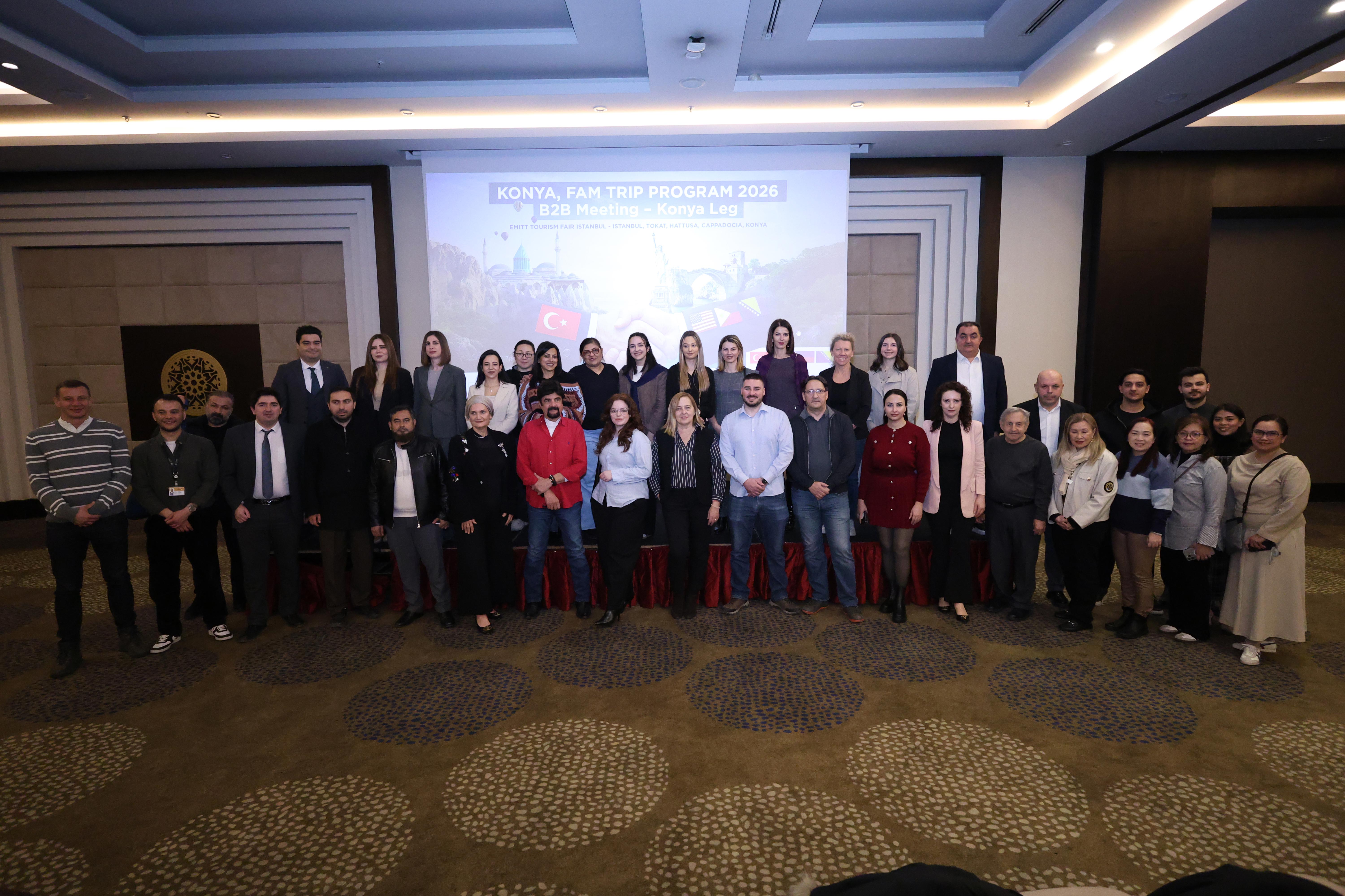 KONYA BÜYÜKŞEHİR EV SAHİPLİĞİNDE ŞEHRİN TANITIMI GERÇEKLEŞTİRİLİYOR