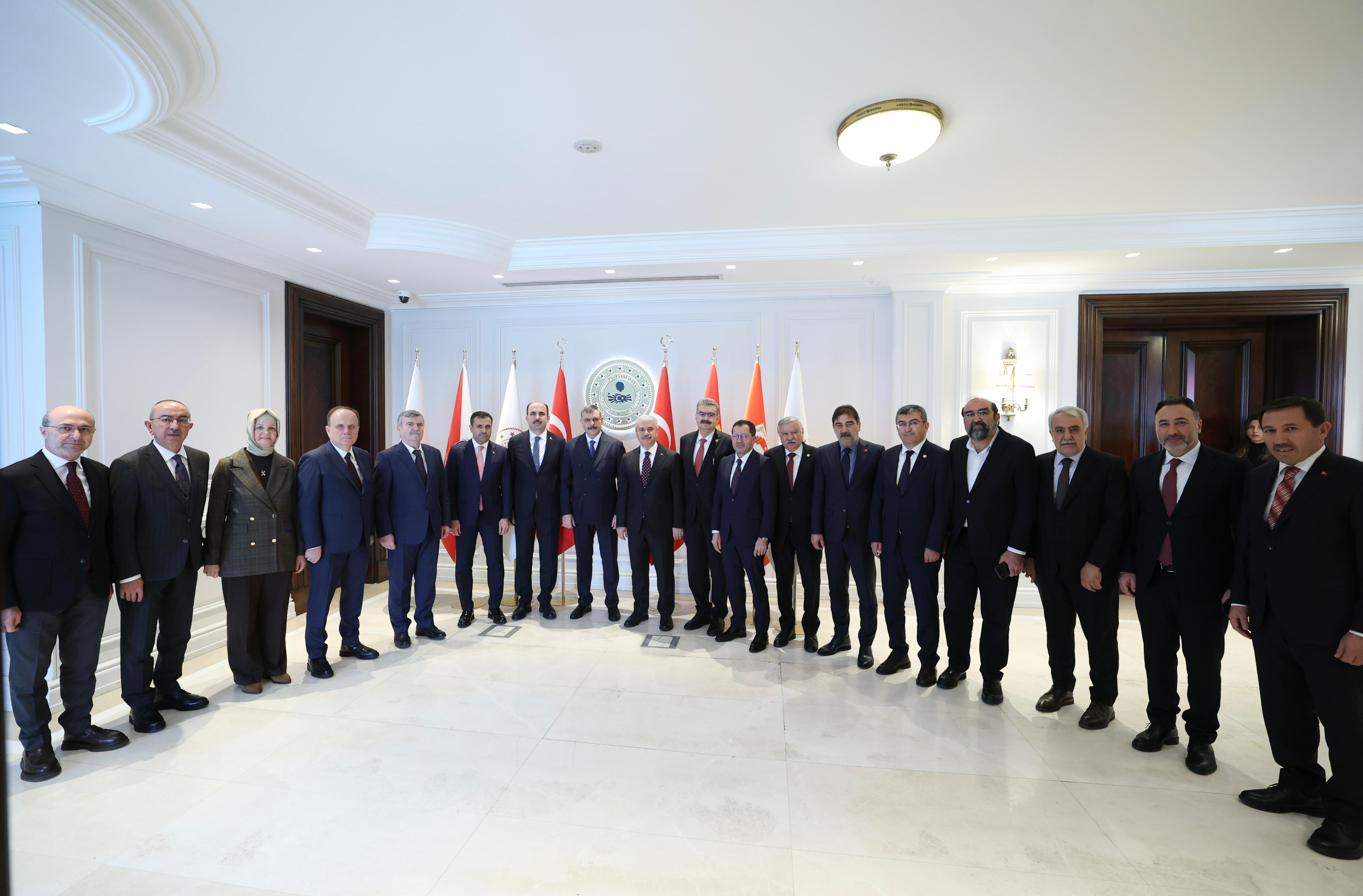 KONYA PROTOKOLÜ İÇİŞLERİ BAKANI ÇİFTÇİ’YE HAYIRLI OLSUN ZİYARETİNDE BULUNDU