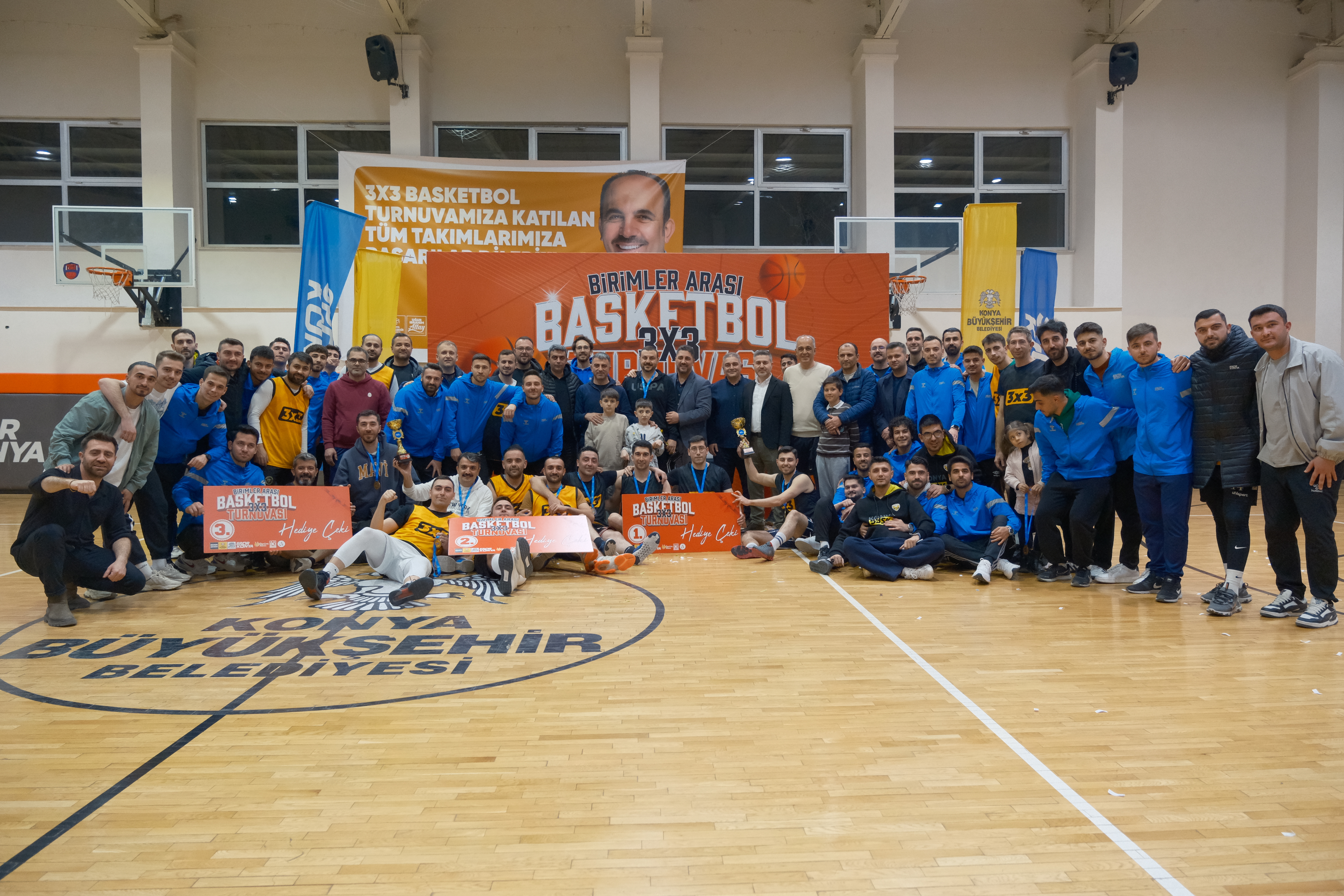 KONYA BÜYÜKŞEHİR “BİRİMLER ARASI 3X3 BASKETBOL TURNUVASI” DÜZENLEDİ
