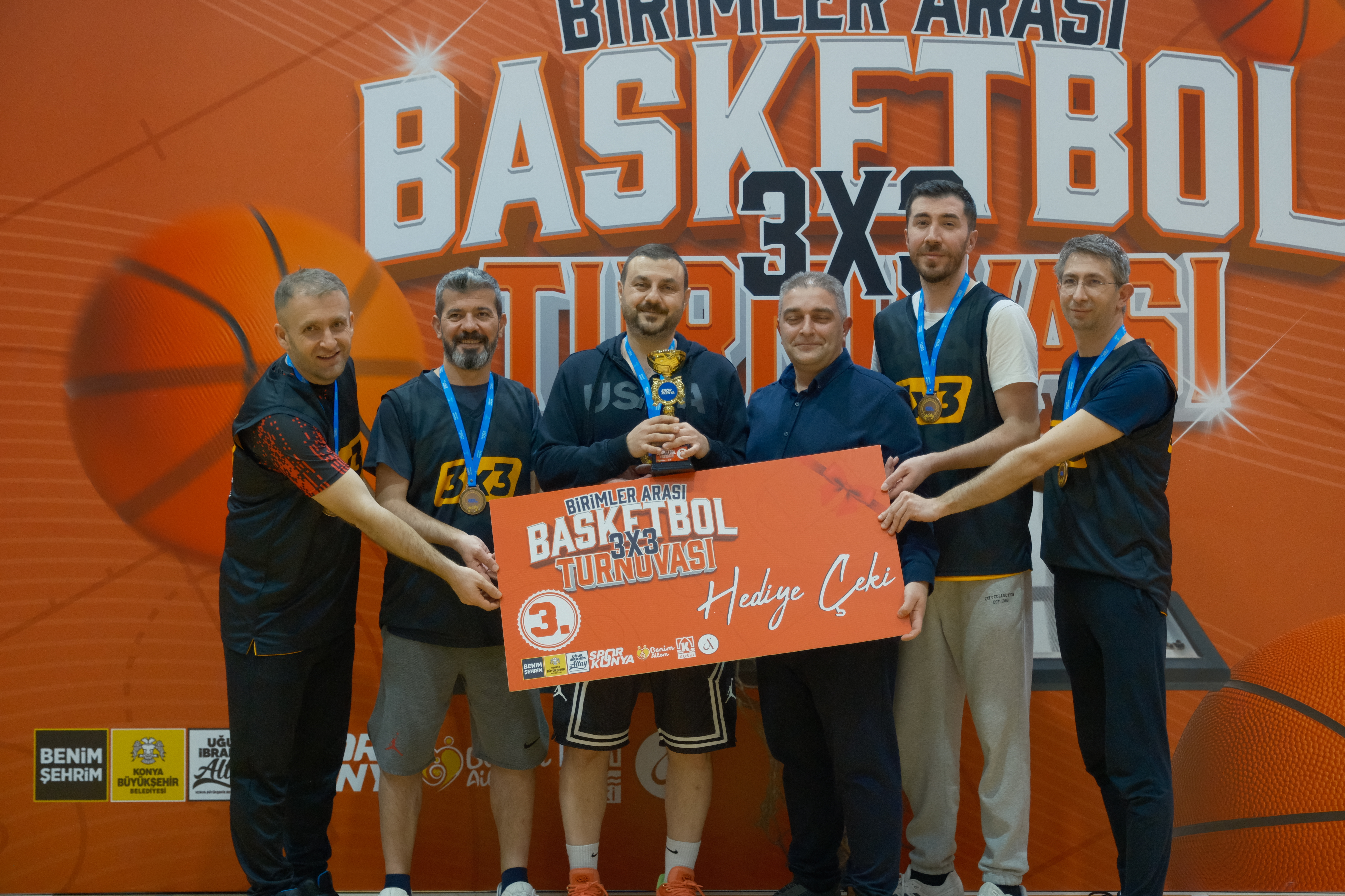 KONYA BÜYÜKŞEHİR “BİRİMLER ARASI 3X3 BASKETBOL TURNUVASI” DÜZENLEDİ