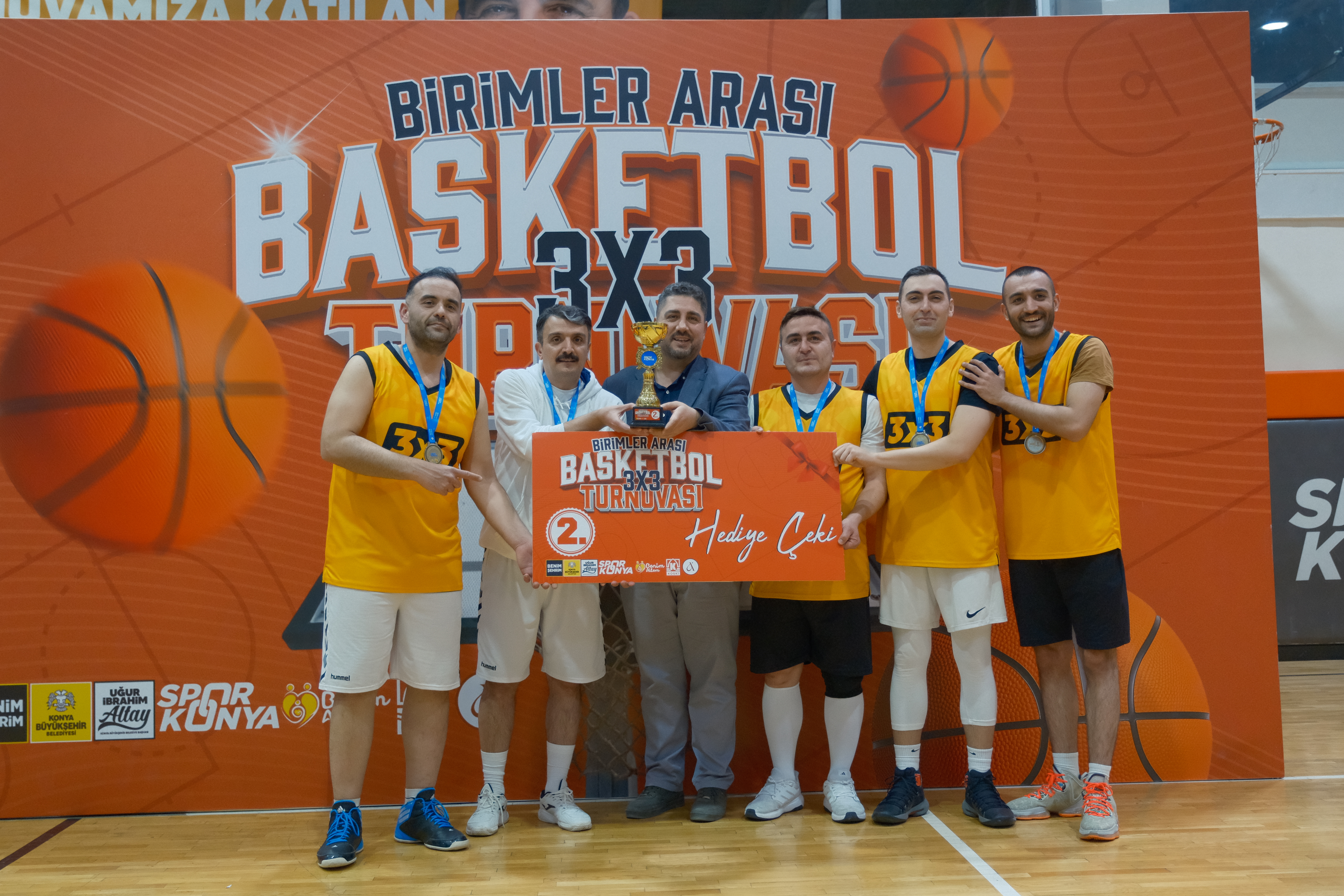 KONYA BÜYÜKŞEHİR “BİRİMLER ARASI 3X3 BASKETBOL TURNUVASI” DÜZENLEDİ