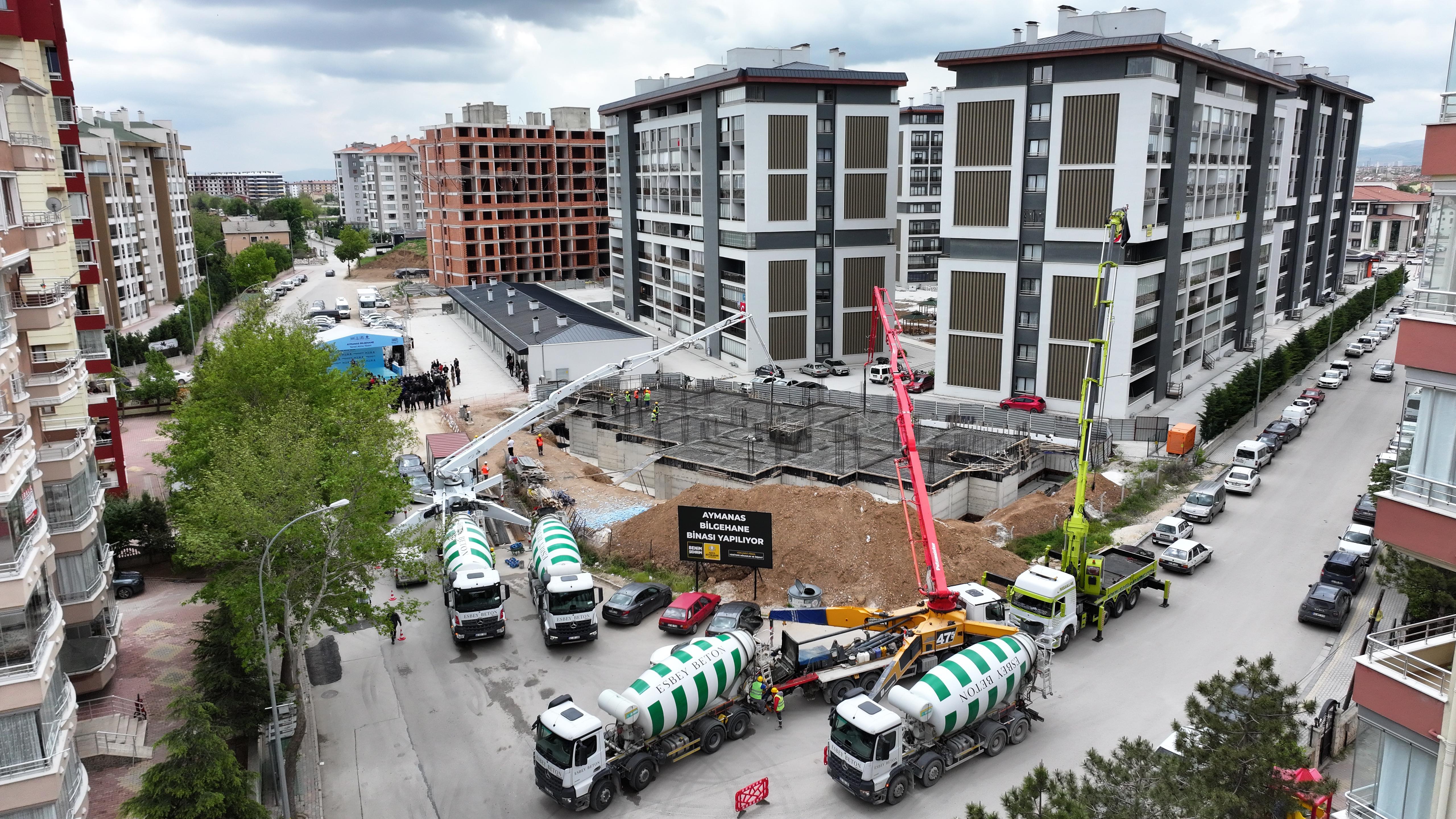 KONYA BÜYÜKŞEHİR 24. BİLGEHANEYİ AYMANAS MAHALLESİ’NE KAZANDIRIYOR