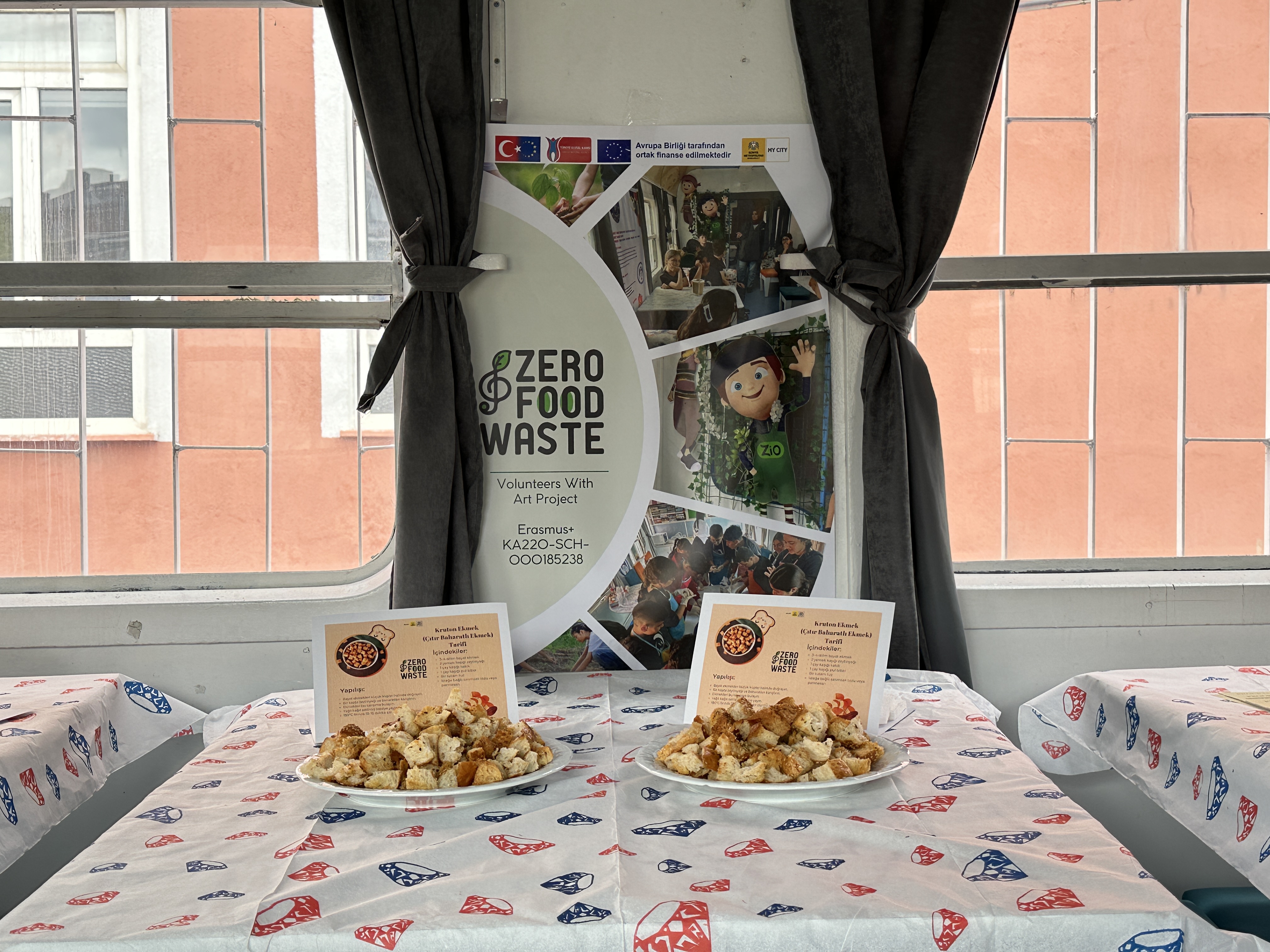 KONYA BÜYÜKŞEHİR, “ZERO FOOD WASTE VOLUNTEERS WİTH ART PROJESİ” İLE GIDA İSRAFINA DİKKAT ÇEKTİ