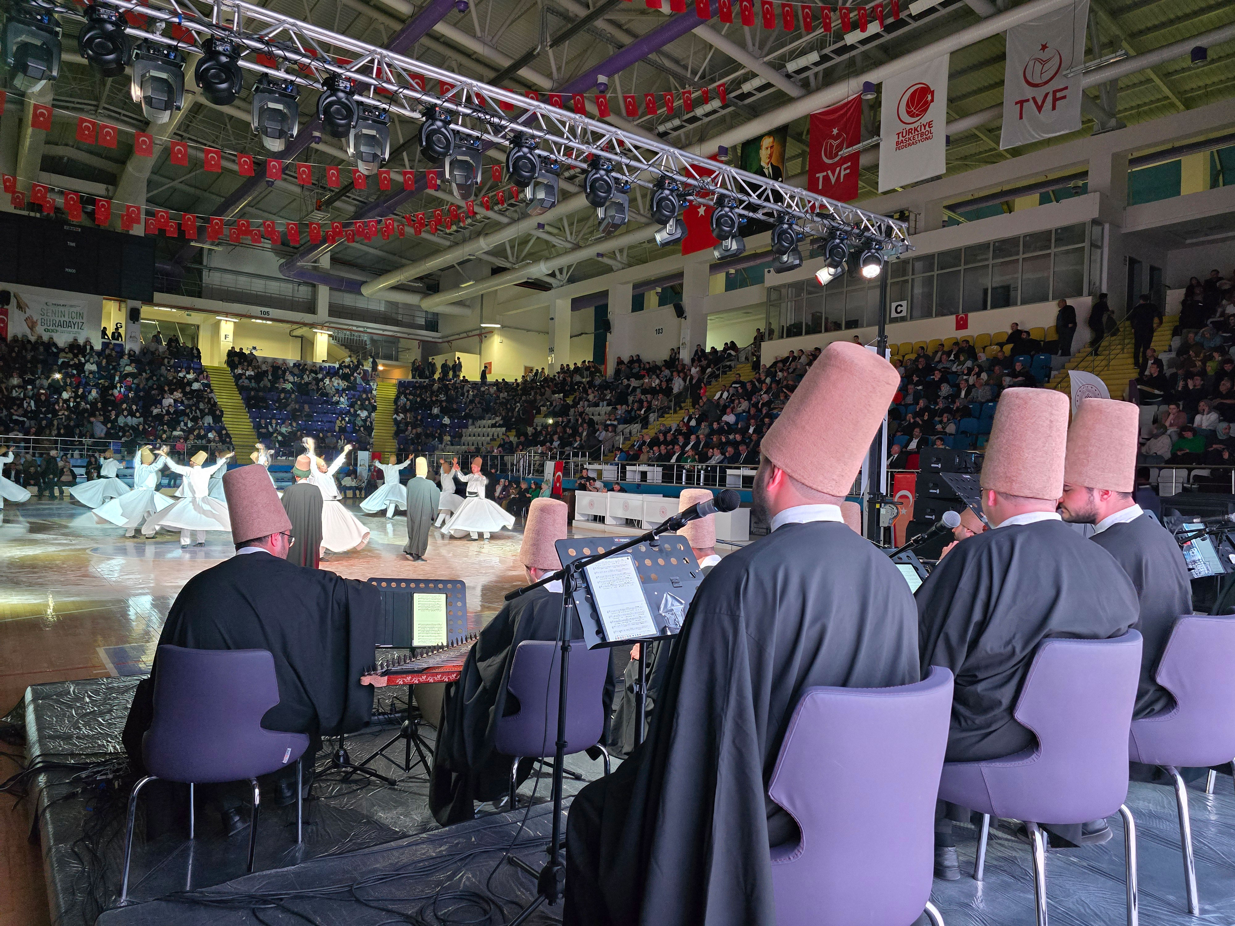 KONYA BÜYÜKŞEHİR TÜRK TASAVVUF MUSİKİSİ VE SEMA TOPLULUĞU AFYONKARAHİSAR’DA SEMA MUKABELESİ GERÇEKLEŞTİRDİ