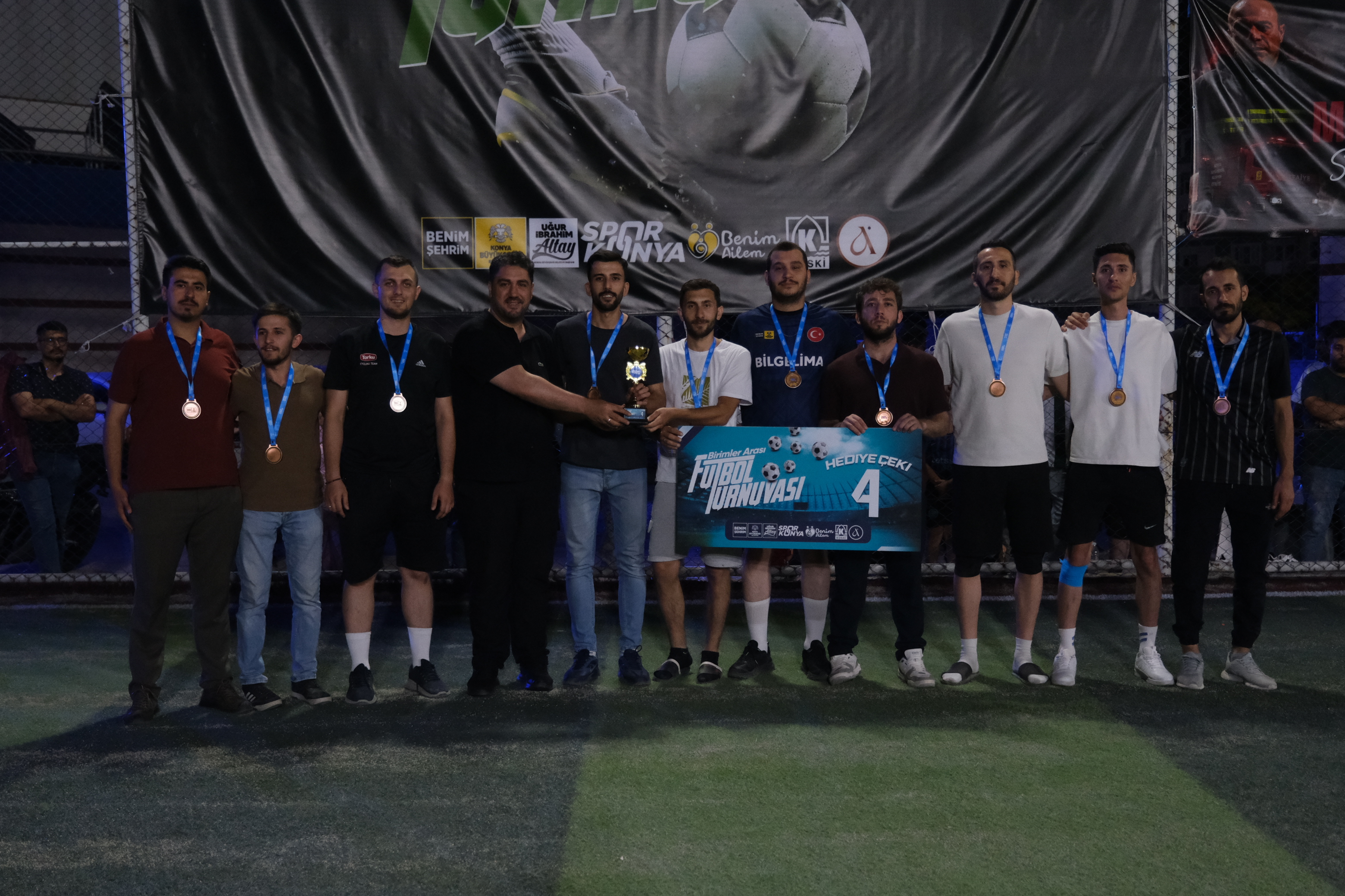KONYA BÜYÜKŞEHİR'DE FUTBOL TURNUVASI HEYECANI SONA ERDİ
