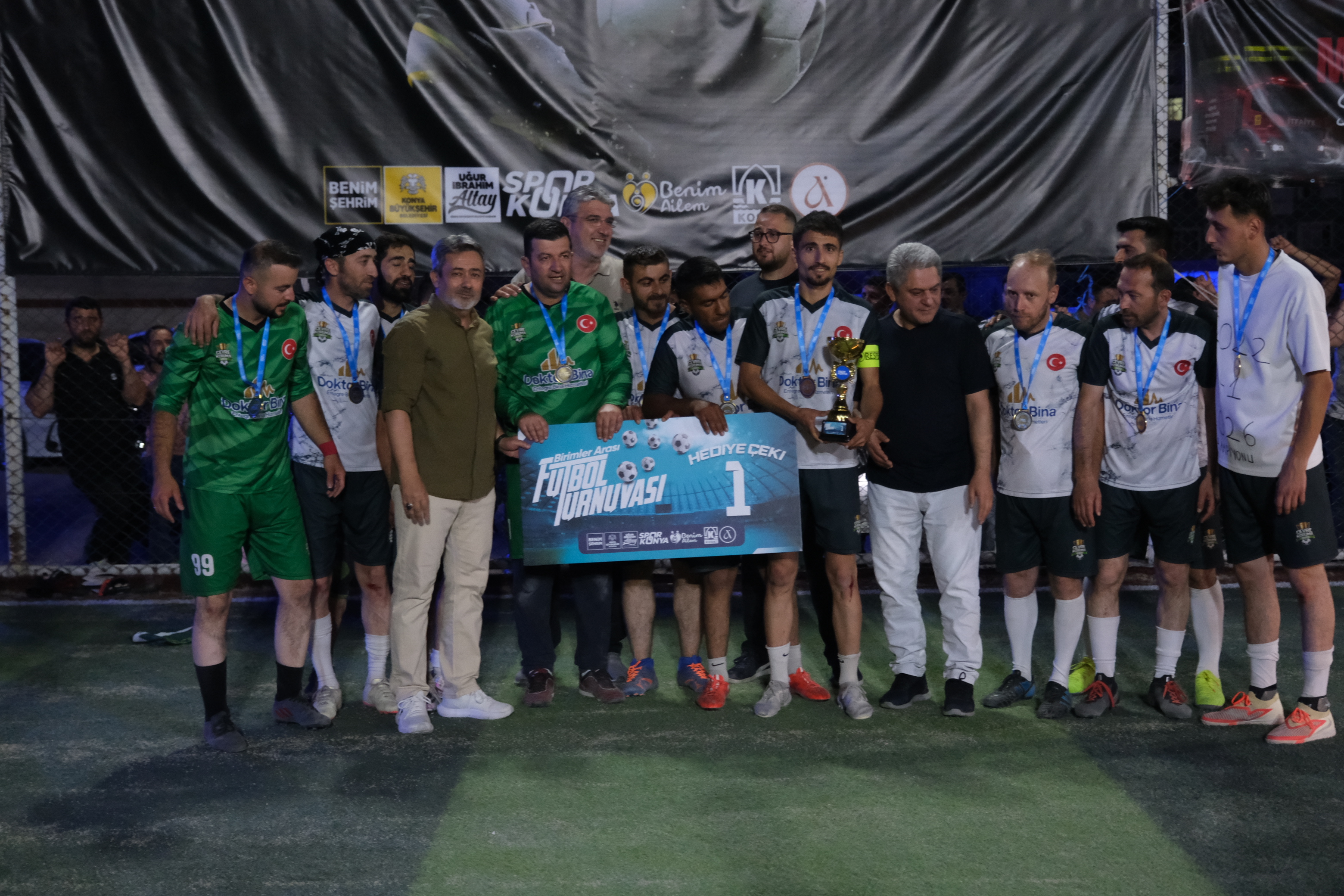 KONYA BÜYÜKŞEHİR'DE FUTBOL TURNUVASI HEYECANI SONA ERDİ