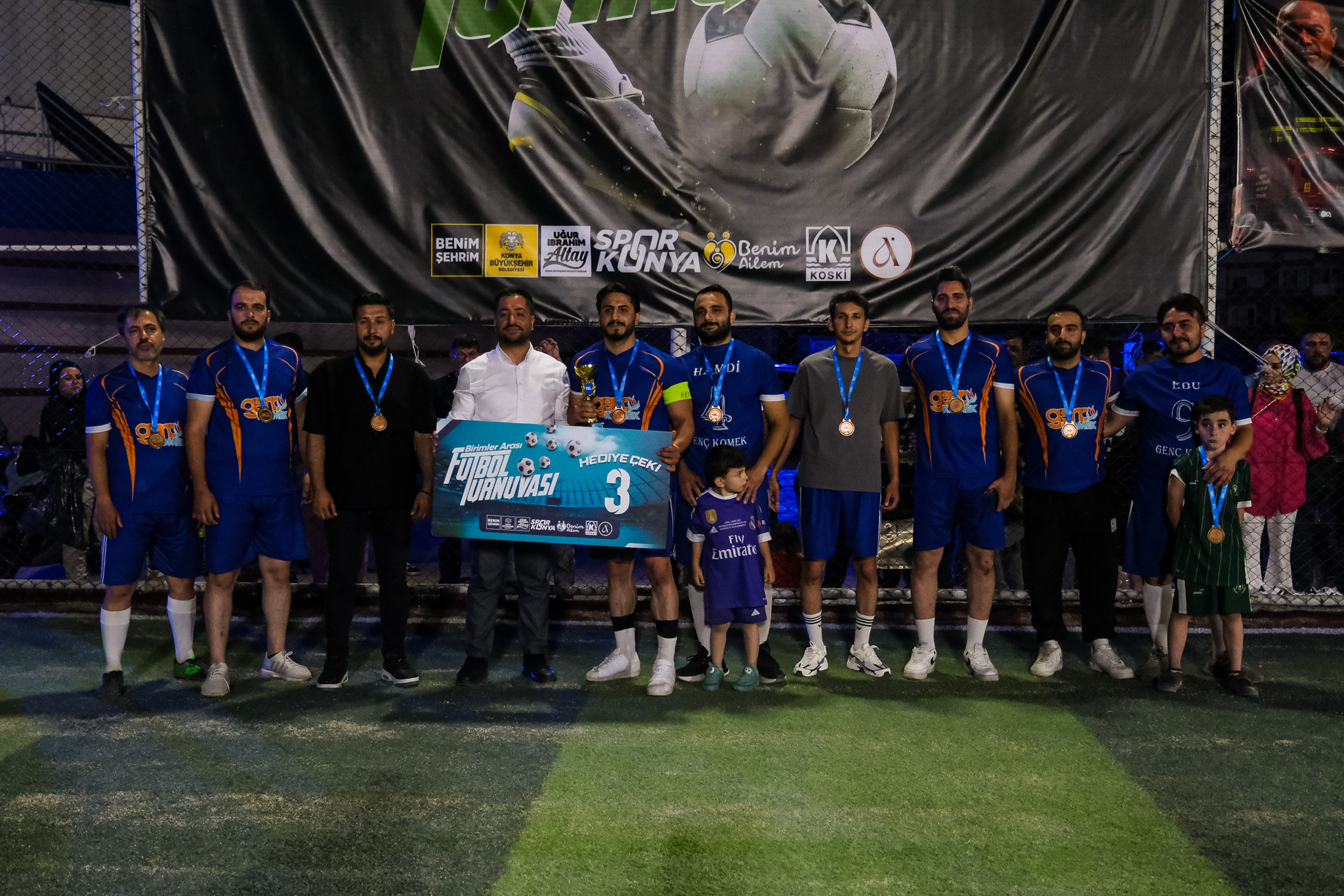 KONYA BÜYÜKŞEHİR'DE FUTBOL TURNUVASI HEYECANI SONA ERDİ