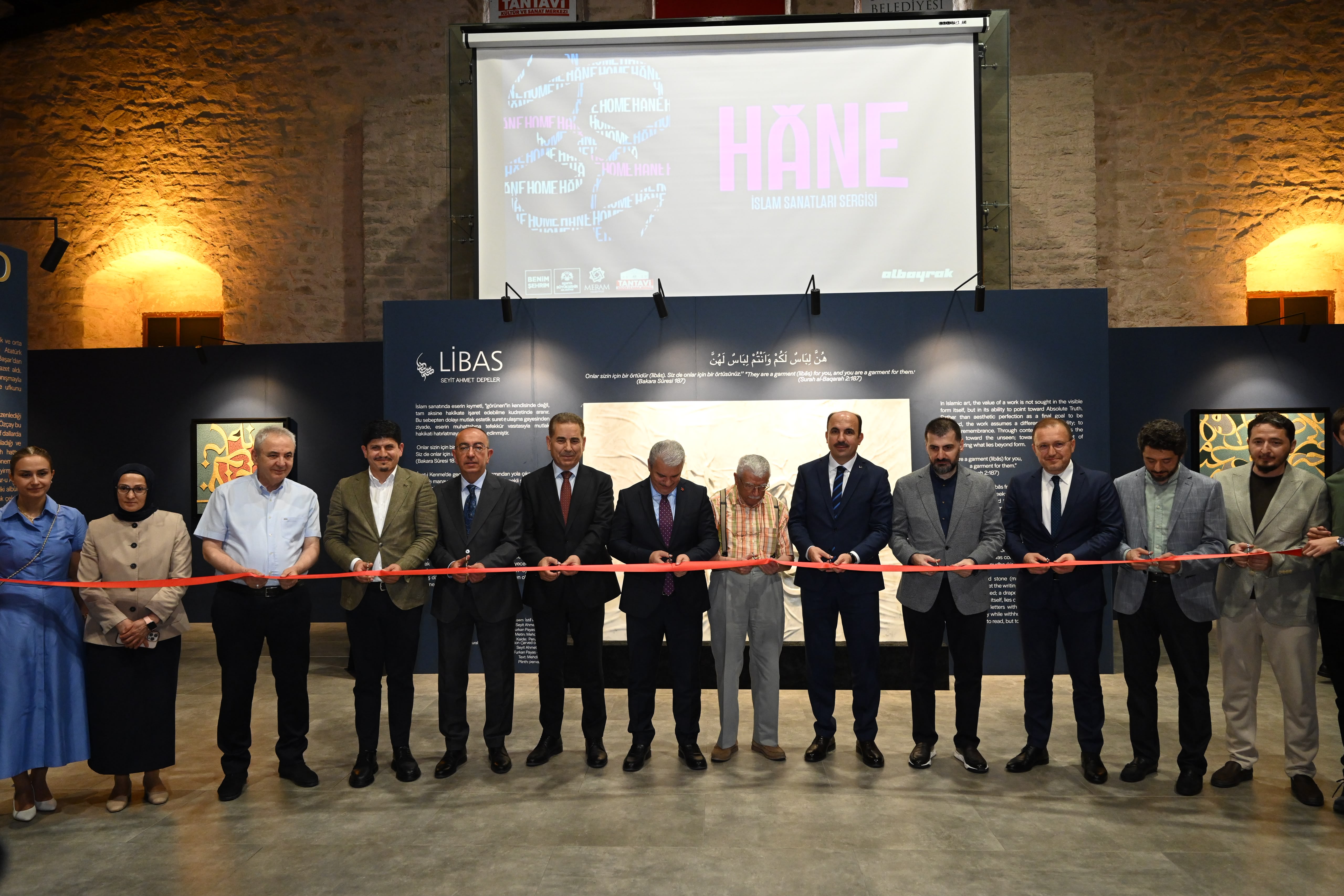 KONYA BÜYÜKŞEHİR’İN KATKILARIYLA “HANE” İSLAM SANATLARI SERGİSİ TANTAVİ KÜLTÜR SANAT MERKEZİ’NDE AÇILDI